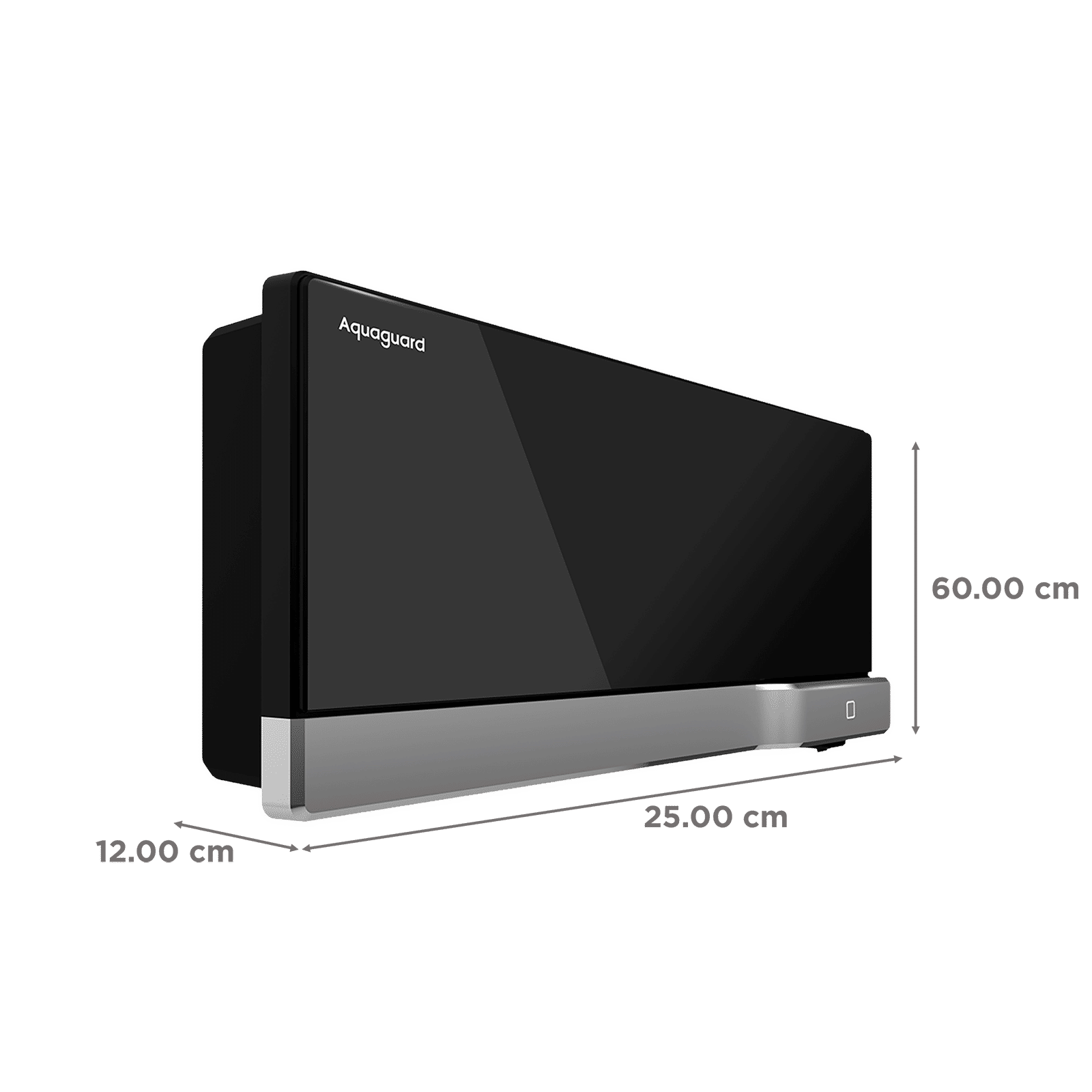 Aquaguard Slim Glass Bar Inline UV Water Purifier with Active Copper Zinc Booster Technology (Black & Silver)_2