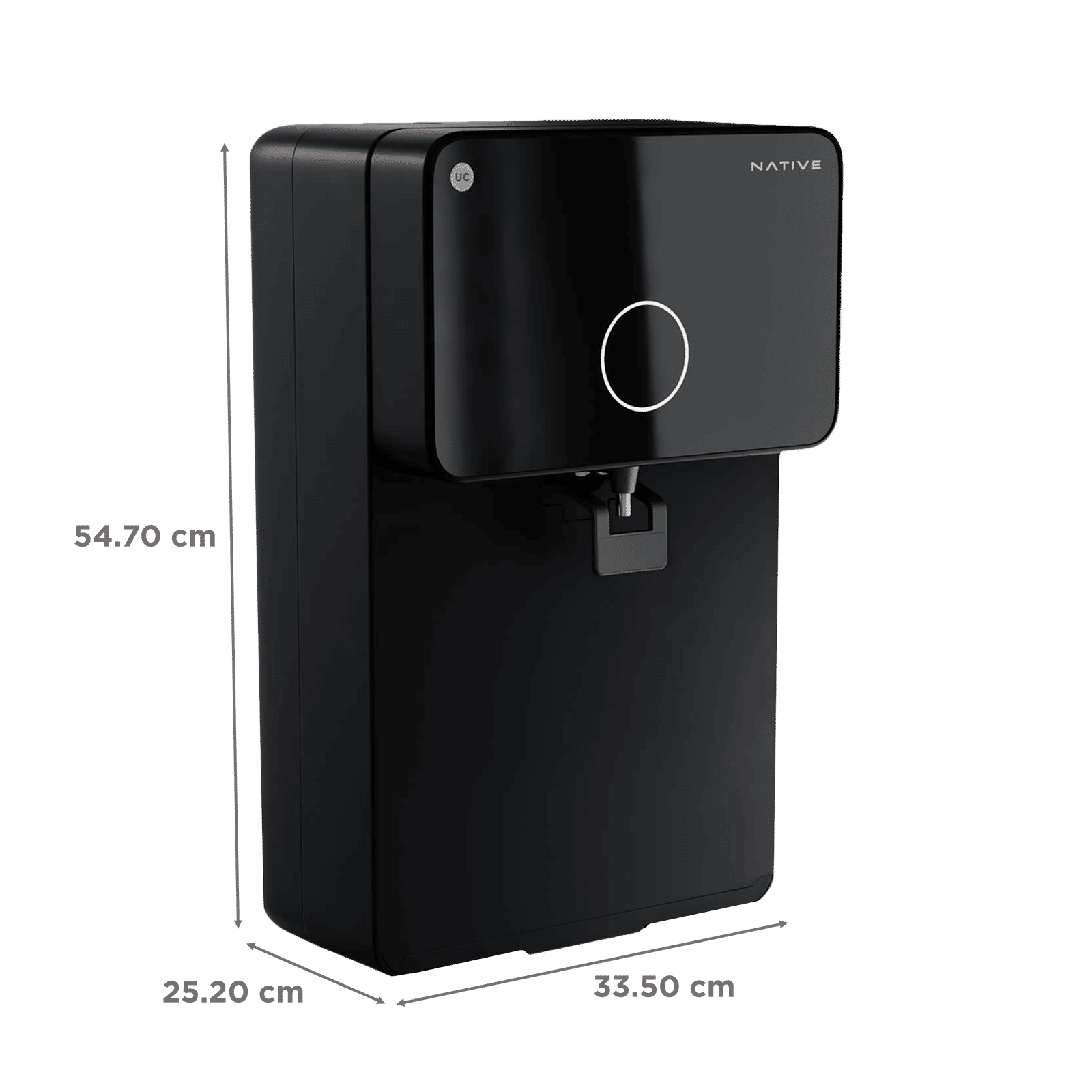 Native by UC M1 8L RO + UV + UF + Alkaline Water Purifier with No need of service for 2 years (Black) Native by UC M1 8L RO + UV + UF + Alkaline Water Purifier with No need of service for 2 years (Black)_2