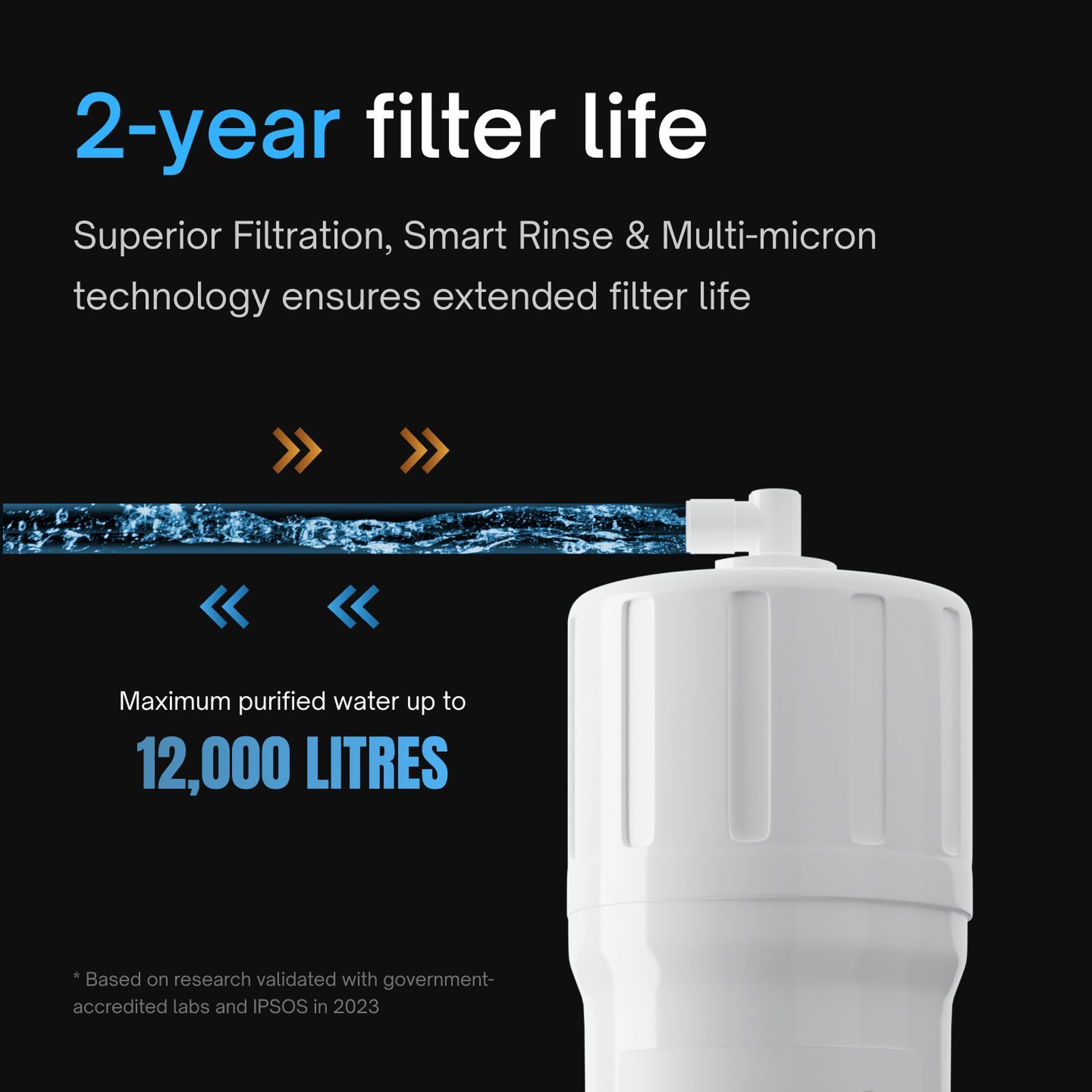 Native by UC M2 8L RO + UV + UF + Copper + Alkaline Water Purifier with No need of service for 2 years (Black)_5