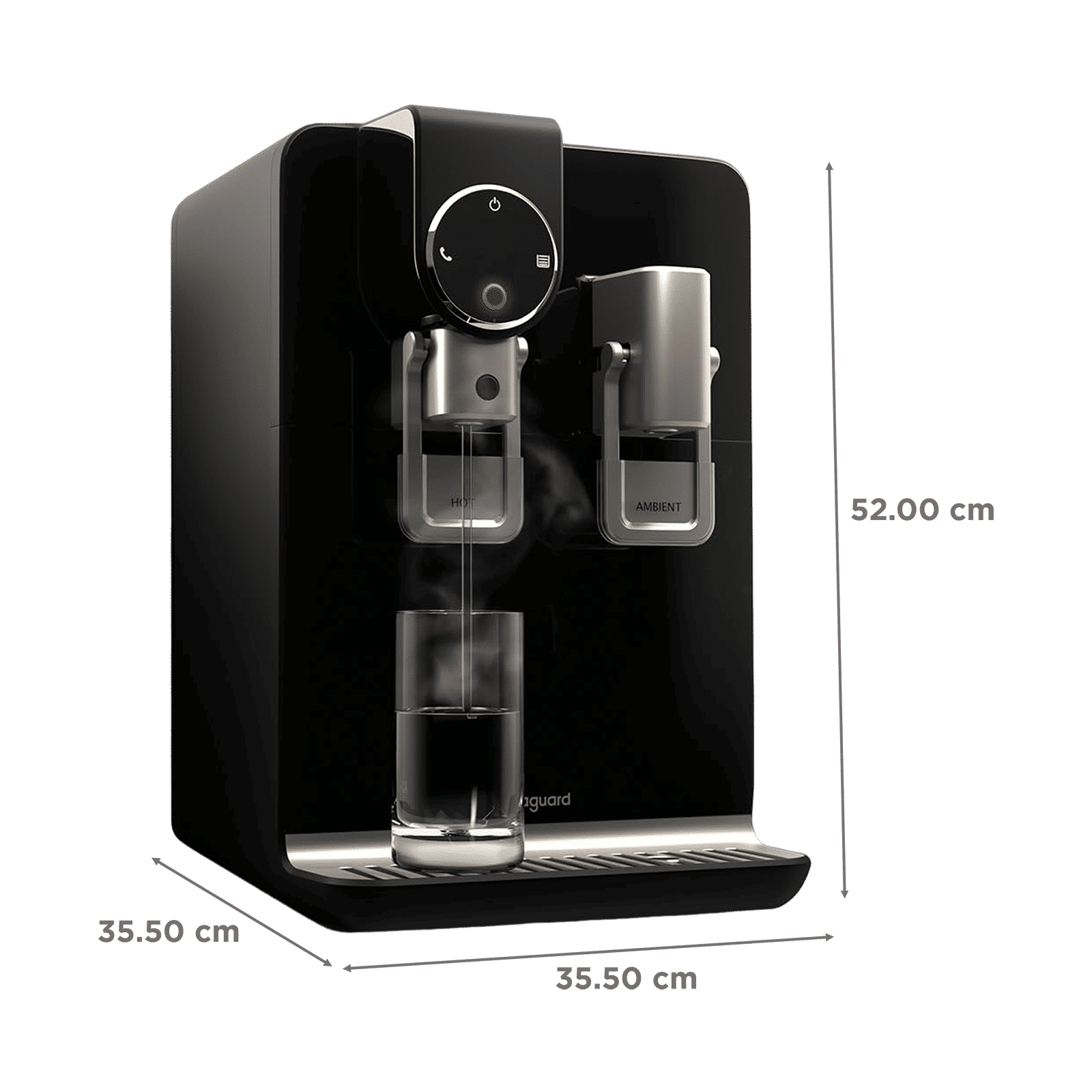 Aquaguard Blaze Insta 5.6L RO + UV + TA Hot & Ambient Water Purifier with Active Copper Technology (Black)_2
