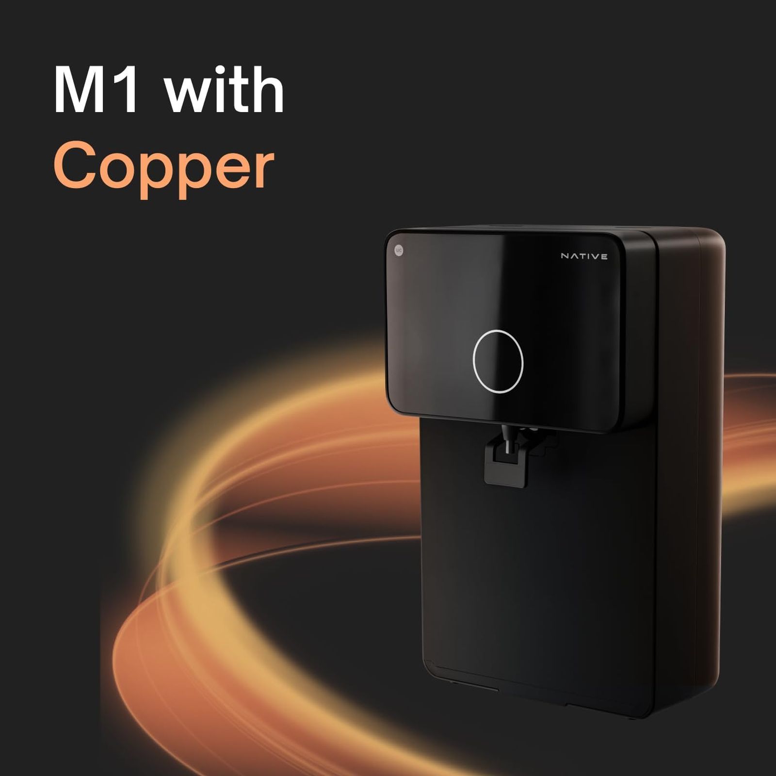Native by UC M1 8L RO + UV + Copper + Alkaline Water Purifier with Smart Rinse Technology (Black) Native by UC M1 8L RO + UV + Copper + Alkaline Water Purifier with Smart Rinse Technology (Black)_4