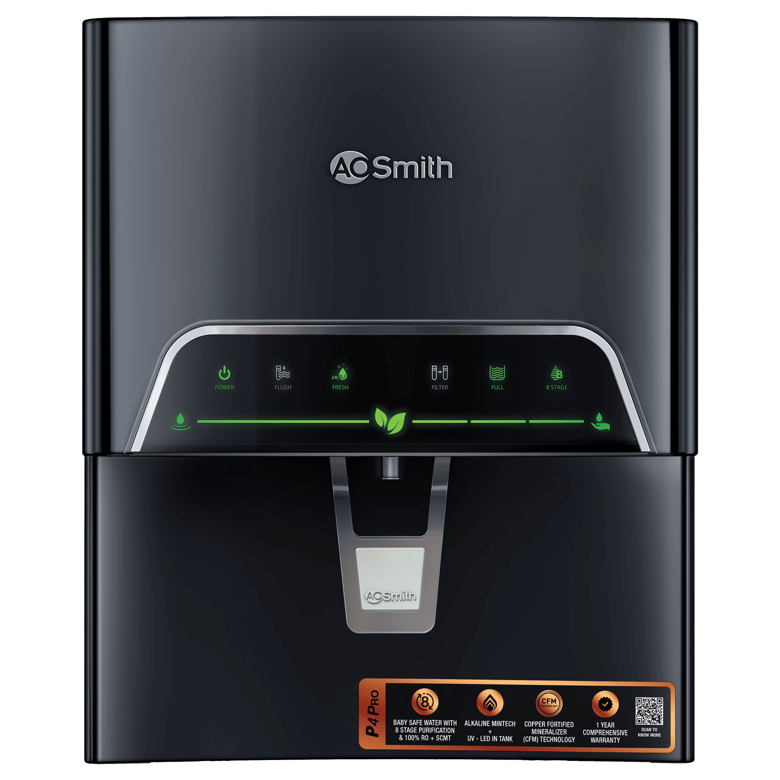 AO Smith ProPlanet P4 Pro 5L RO + SCMT Water Purifier with Advance Recovery Technology (Black) AO Smith ProPlanet P4 Pro 5L RO + SCMT Water Purifier with Advance Recovery Technology (Black)_1