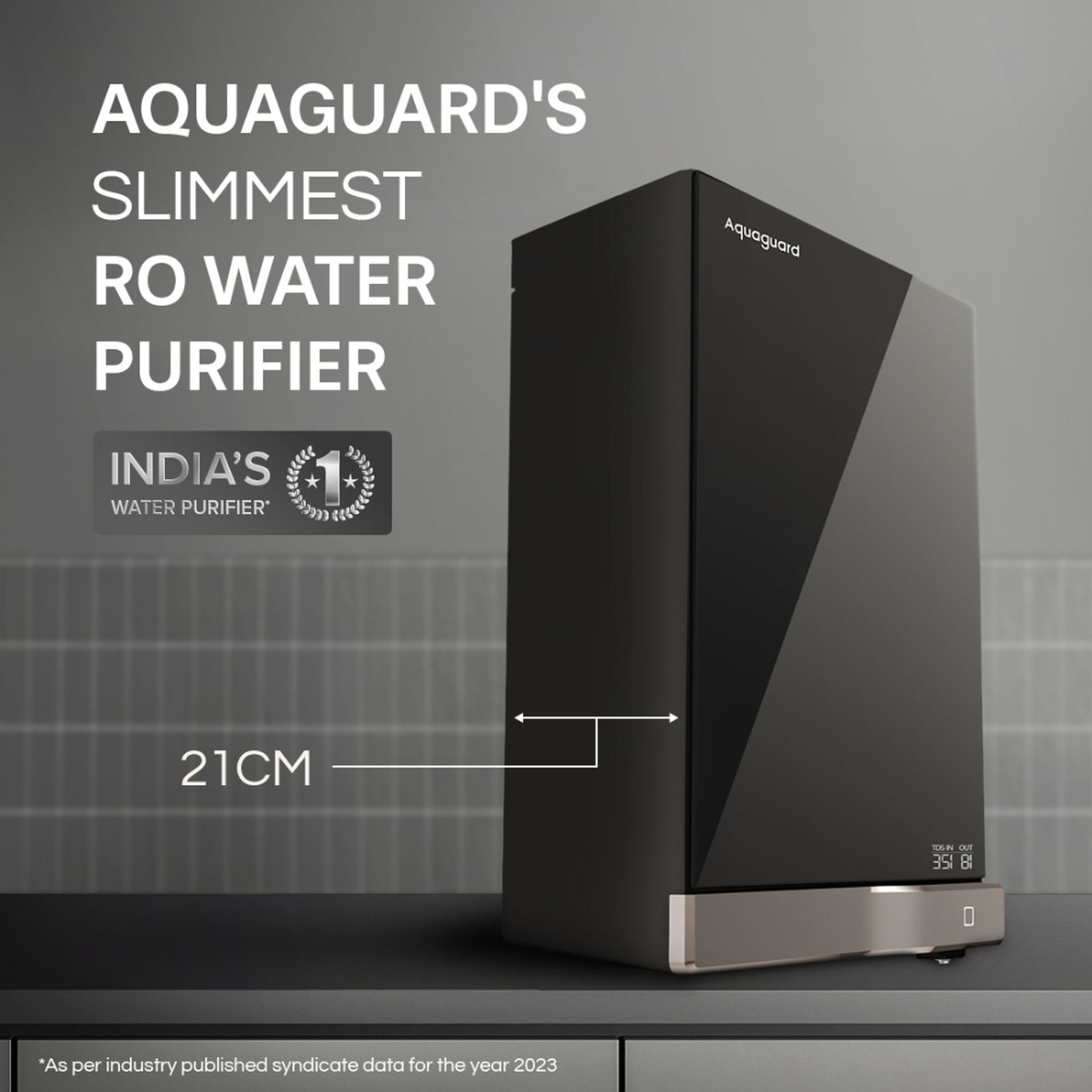 Aquaguard Slimtech Glass 3.6L RO + UV + TA Water Purifier with 5th Gen UV LED (Black) Aquaguard Slimtech Glass 3.6L RO + UV + TA Water Purifier with 5th Gen UV LED (Black)_5