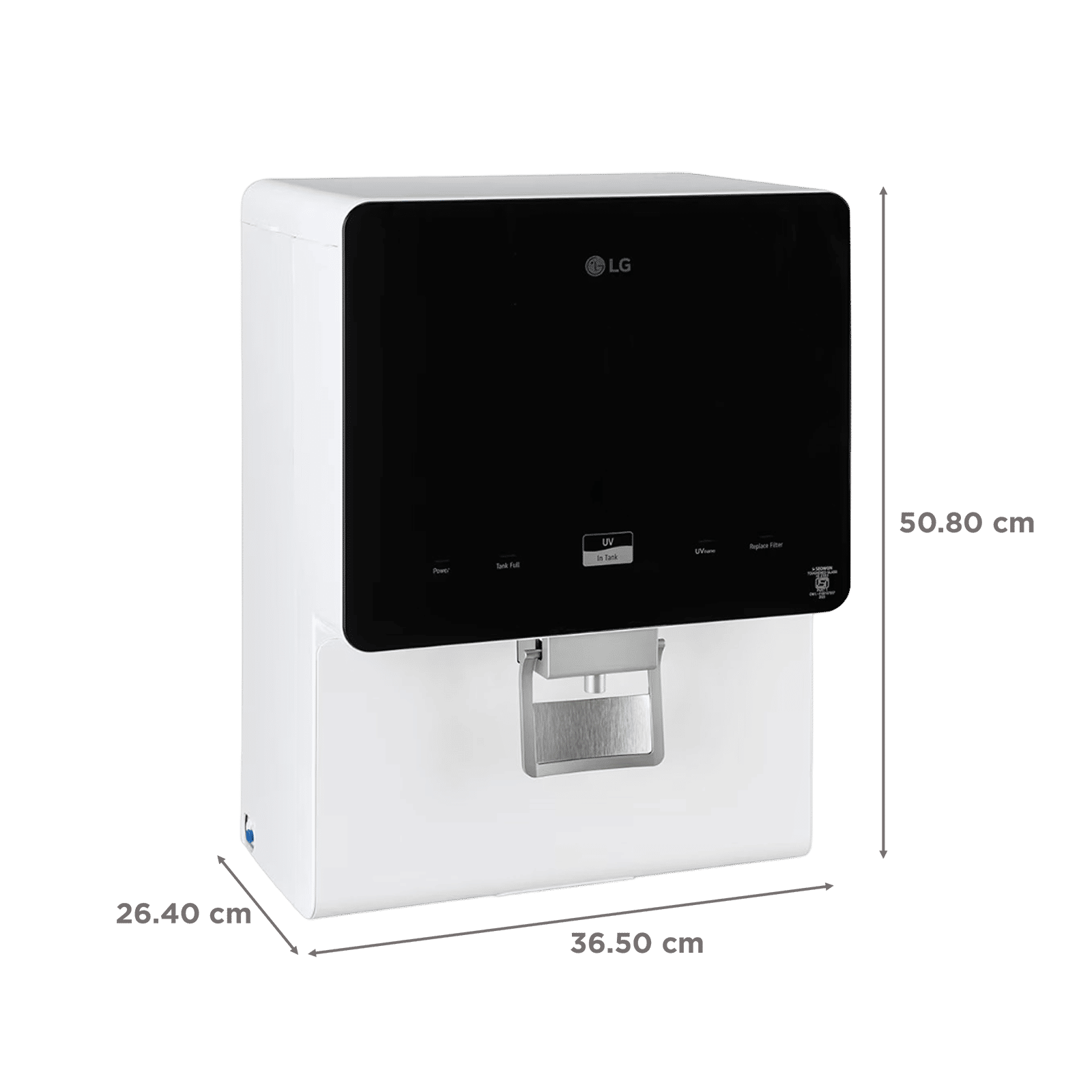 LG WW176GPBW 8L RO + UV Water Purifier with Multi Stage Filtration Process (Black & White)_2