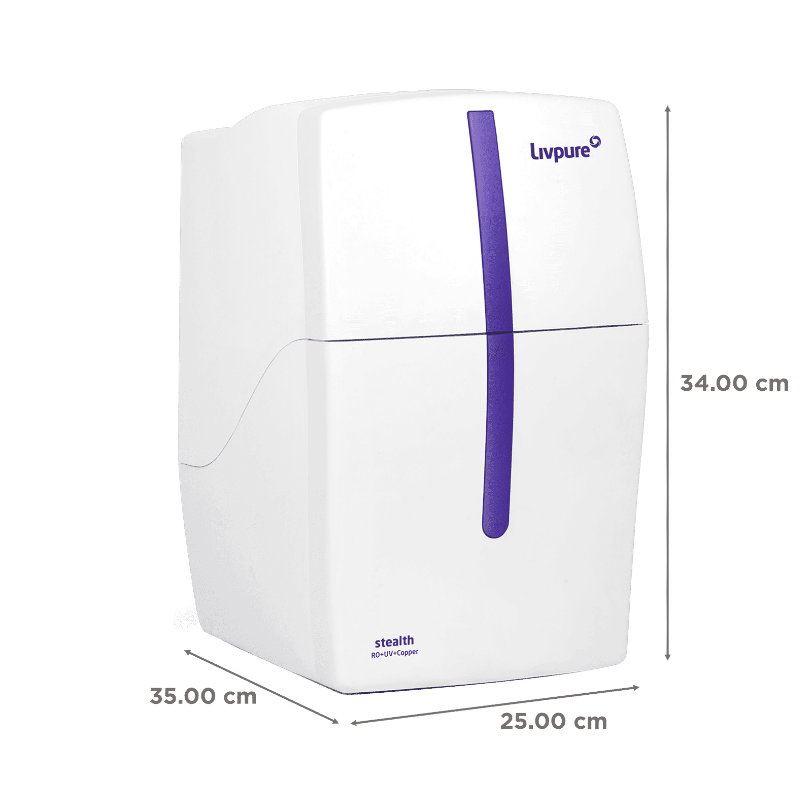 Livpure Stealth 7L RO + UV + Copper Water Purifier with Copper Infusion (White) Livpure Stealth 7L RO + UV + Copper Water Purifier with Copper Infusion (White)_2