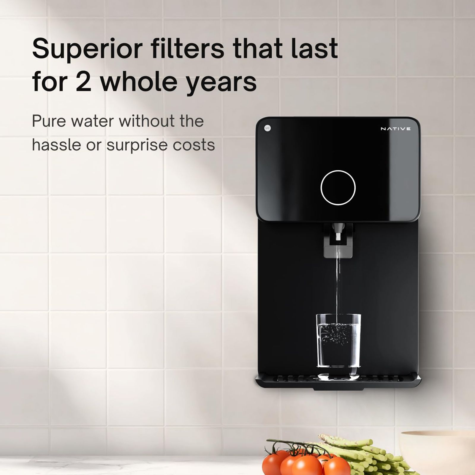 Native by UC M1 8L RO + UV + Copper + Alkaline + Minerals Water Purifier with Thin Film Composite Reverse Osmosis Membrane (Black) Native by UC M1 8L RO + UV + Copper + Alkaline + Minerals Water Purifier with Thin Film Composite Reverse Osmosis Membrane (Black)_16