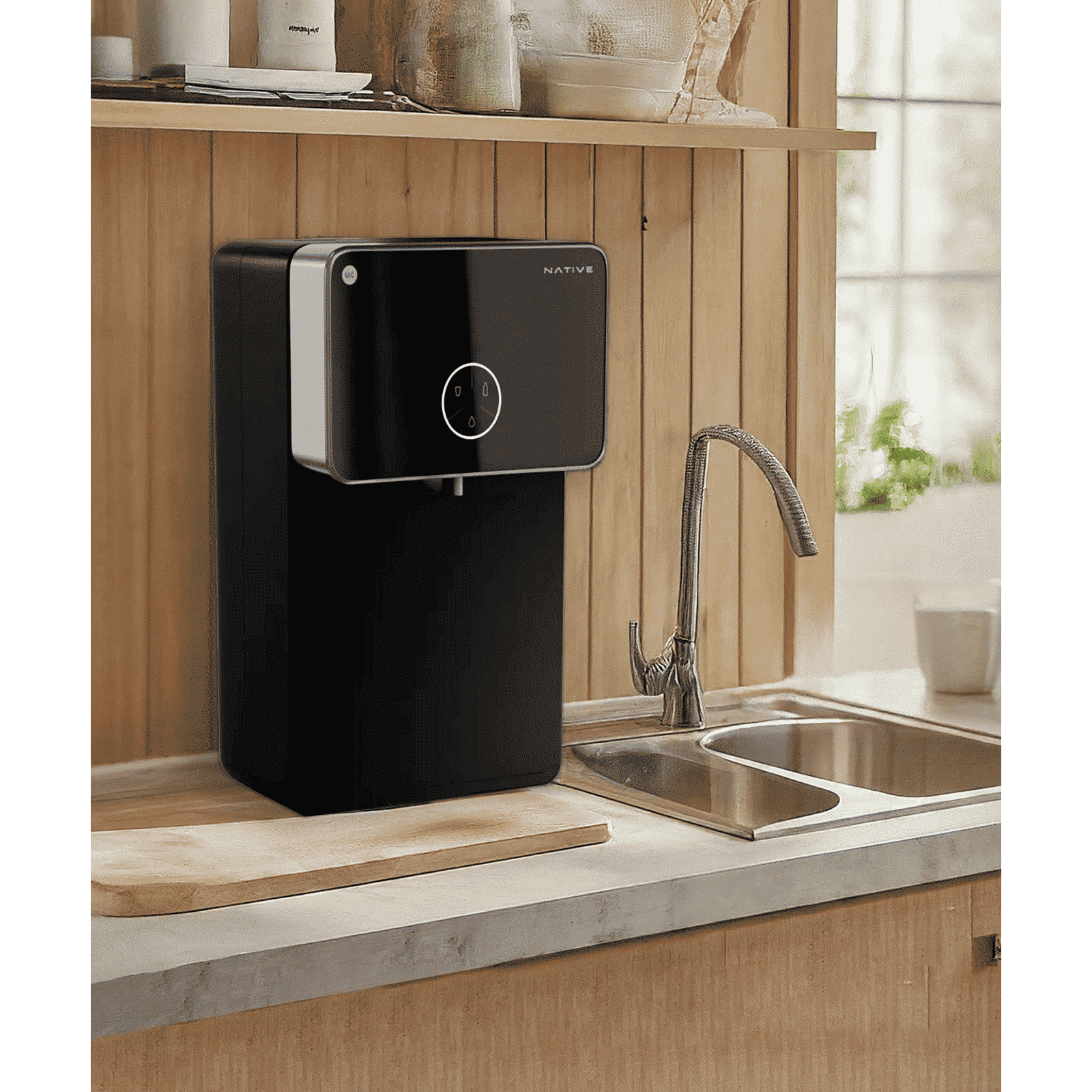 Native by UC M1 8L RO + UV + Copper + Alkaline + Minerals Water Purifier with Thin Film Composite Reverse Osmosis Membrane (Black) Native by UC M1 8L RO + UV + Copper + Alkaline + Minerals Water Purifier with Thin Film Composite Reverse Osmosis Membrane (Black)_7