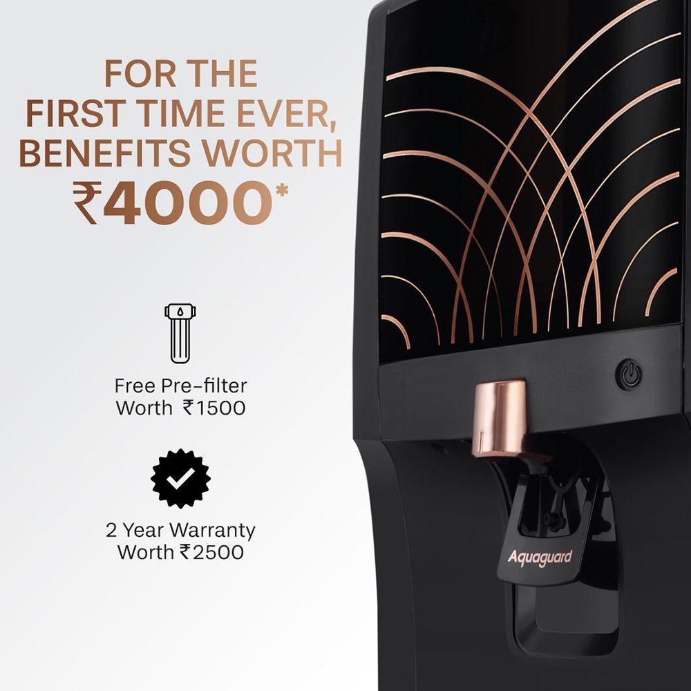 Aquaguard Enhance NXT 7L RO + UV + TA Water Purifier with Active Copper Technology Technology (Black) Aquaguard Enhance NXT 7L RO + UV + TA Water Purifier with Active Copper Technology Technology (Black)_15