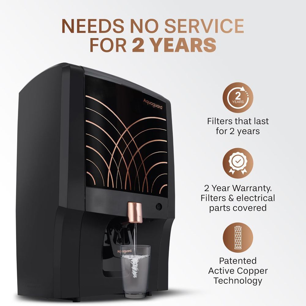 Aquaguard Enhance NXT 7L RO + UV + TA Water Purifier with Active Copper Technology Technology (Black) Aquaguard Enhance NXT 7L RO + UV + TA Water Purifier with Active Copper Technology Technology (Black)_16