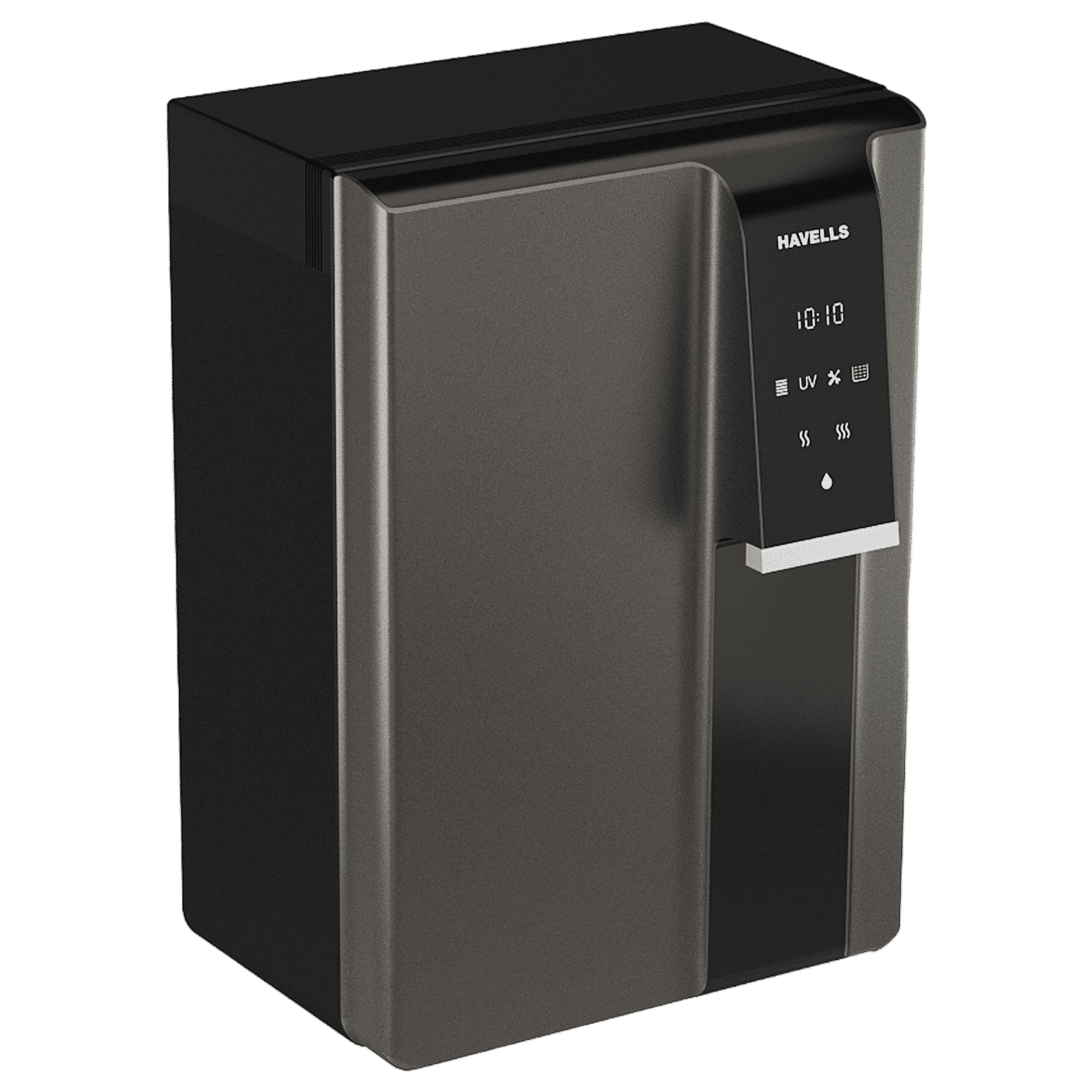 HAVELLS Gracia Alkaline Max 6.8L RO + UV Hot & Ambient Water Purifier with Triple Protection Technology (Dark Grey)_4