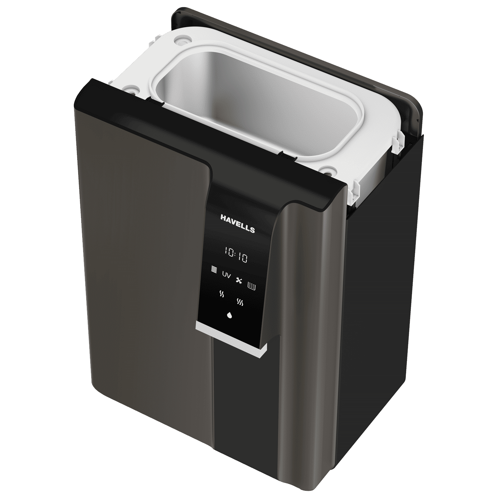 HAVELLS Gracia Alkaline Max 6.8L RO + UV Hot & Ambient Water Purifier with Triple Protection Technology (Dark Grey)_6