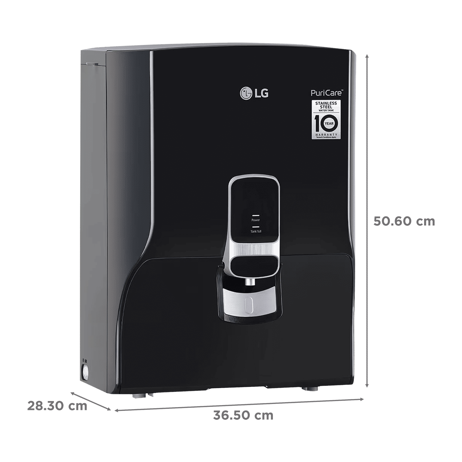 LG WW131NP 8L RO Water Purifier with Multi Stage Filtration (Solid Black) LG WW131NP 8L RO Water Purifier with Multi Stage Filtration (Solid Black)_2