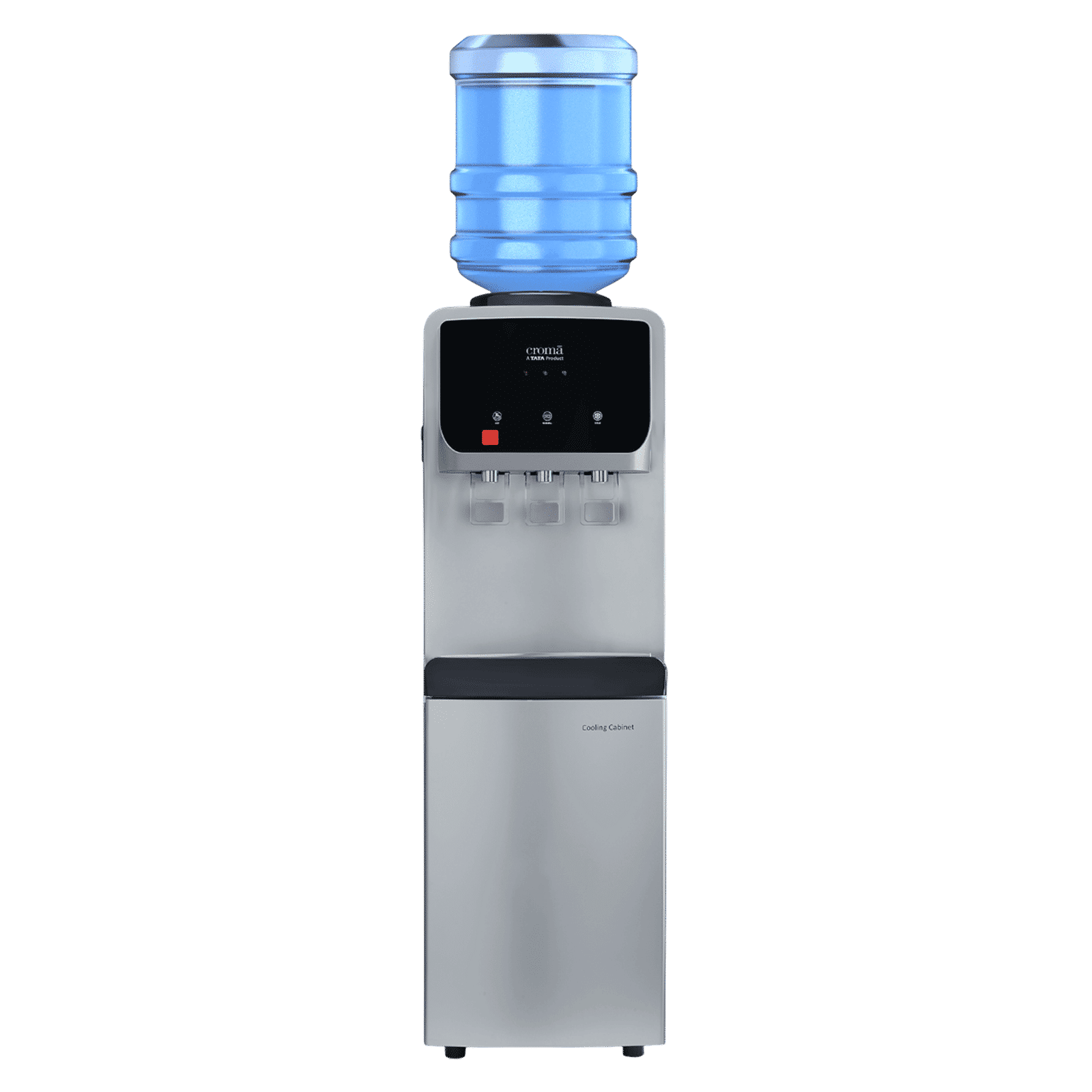 Croma Hot, Cold & Normal Top Load Water Dispenser with Cooling Cabinet (Silver)_12