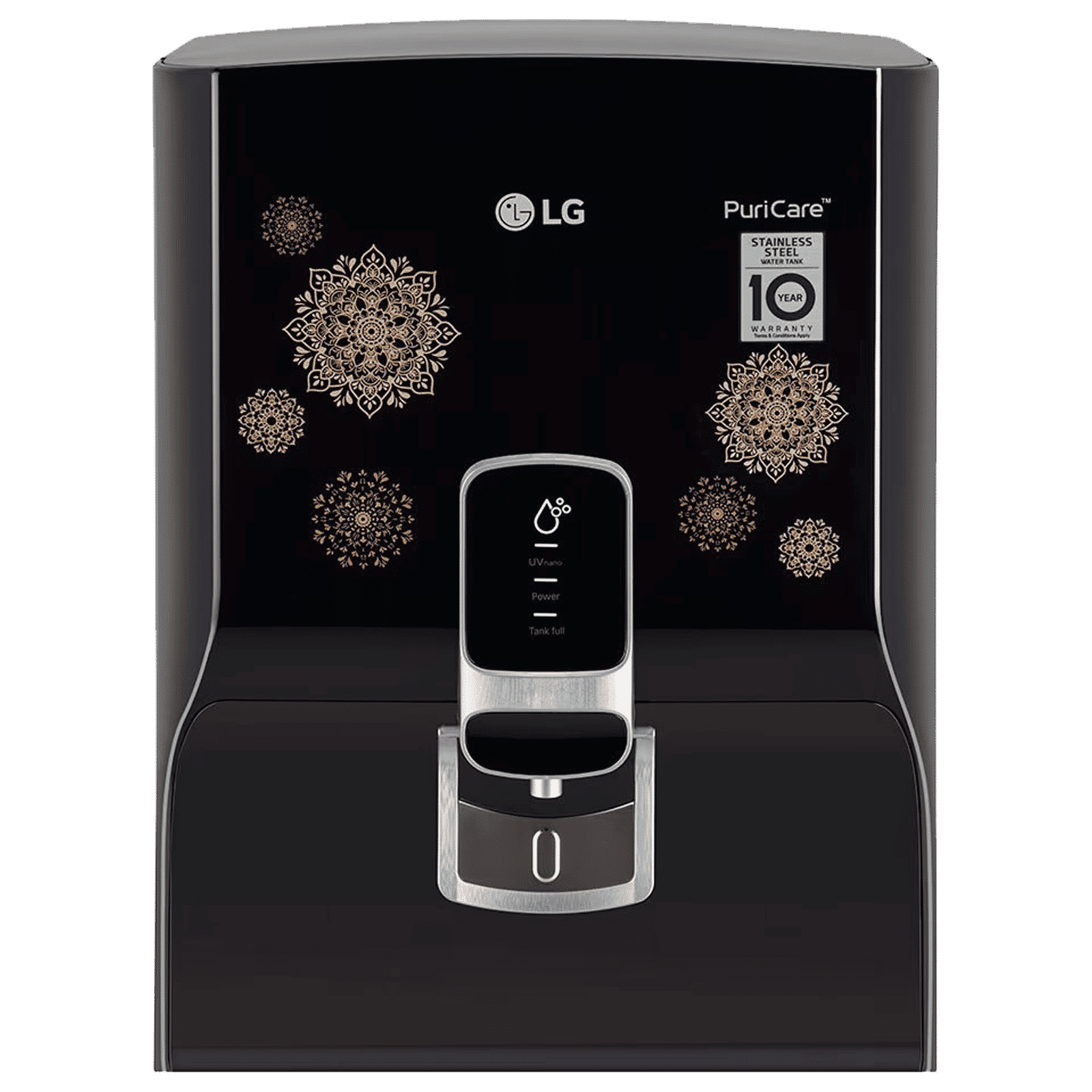 LG WW155NPB 8L RO + UV + Mineral Booster Water Purifier with Steel Tank (Digital Sterilizing Care, Black) LG WW155NPB 8L RO + UV + Mineral Booster Water Purifier with Steel Tank (Digital Sterilizing Care, Black)_1