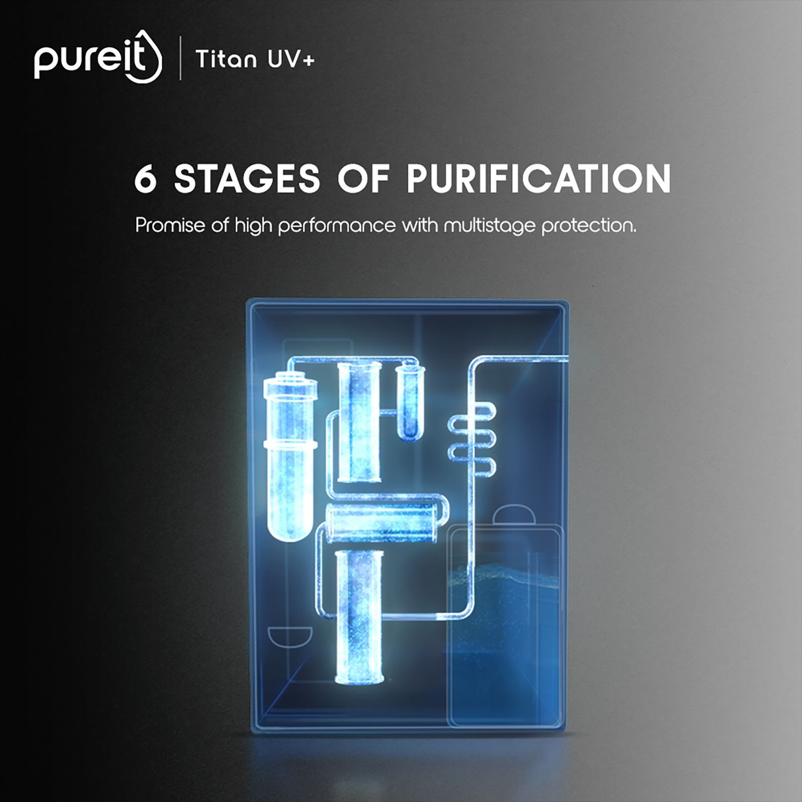 pureit Titan UV+ 7L UV Lamp + UFSC+ UV Led Water Purifier with Integrated Sediment Filter (Black)_9