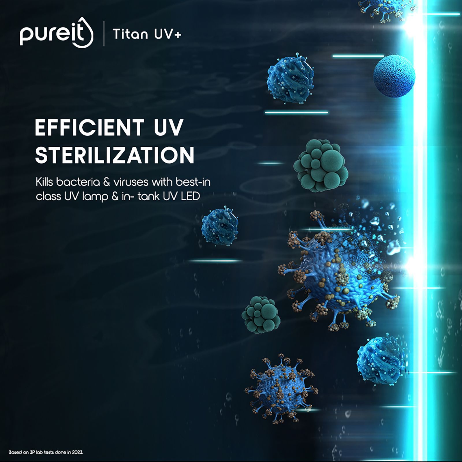 pureit Titan UV+ 7L UV Lamp + UFSC+ UV Led Water Purifier with Integrated Sediment Filter (Black)_10