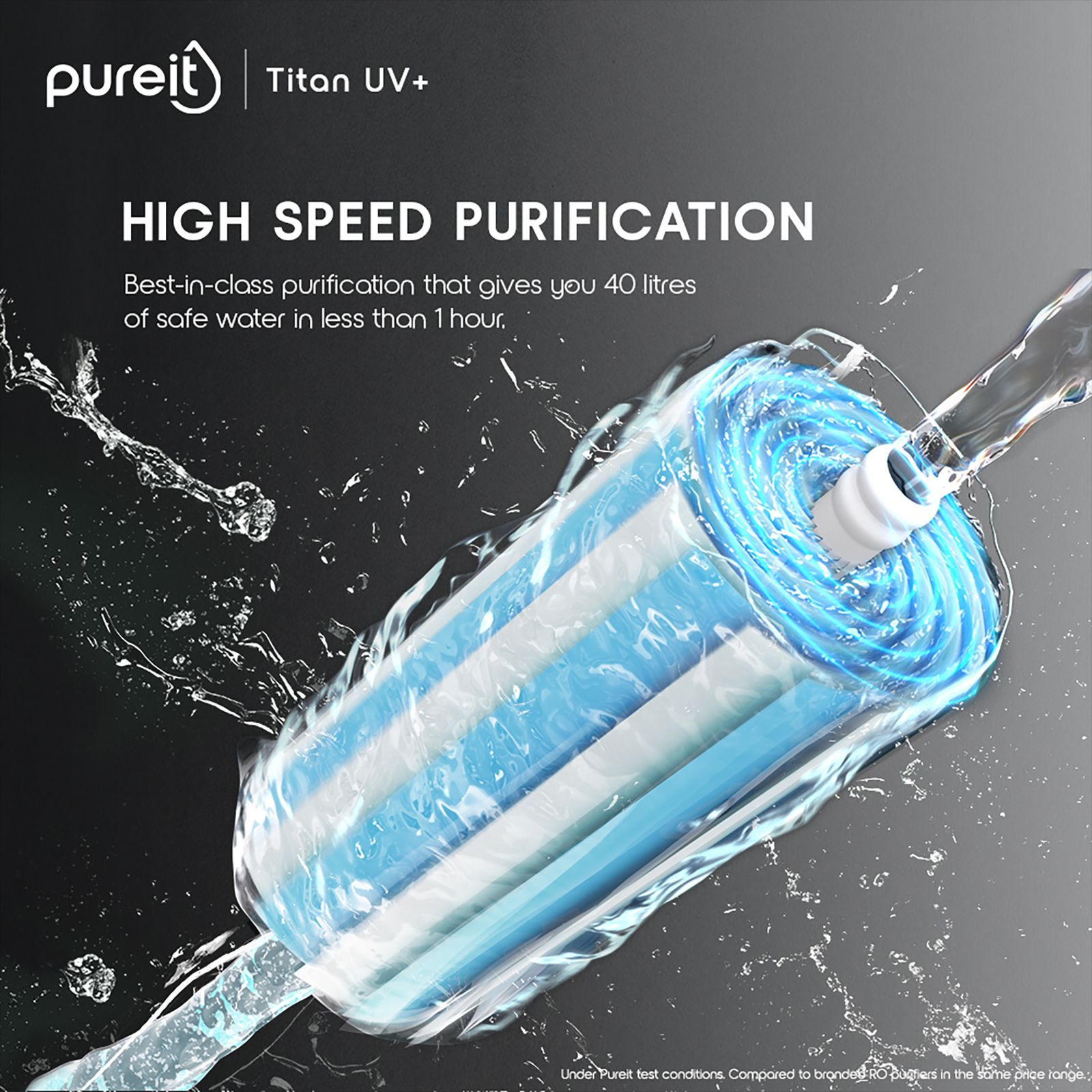 pureit Titan UV+ 7L UV Lamp + UFSC+ UV Led Water Purifier with Integrated Sediment Filter (Black)_11