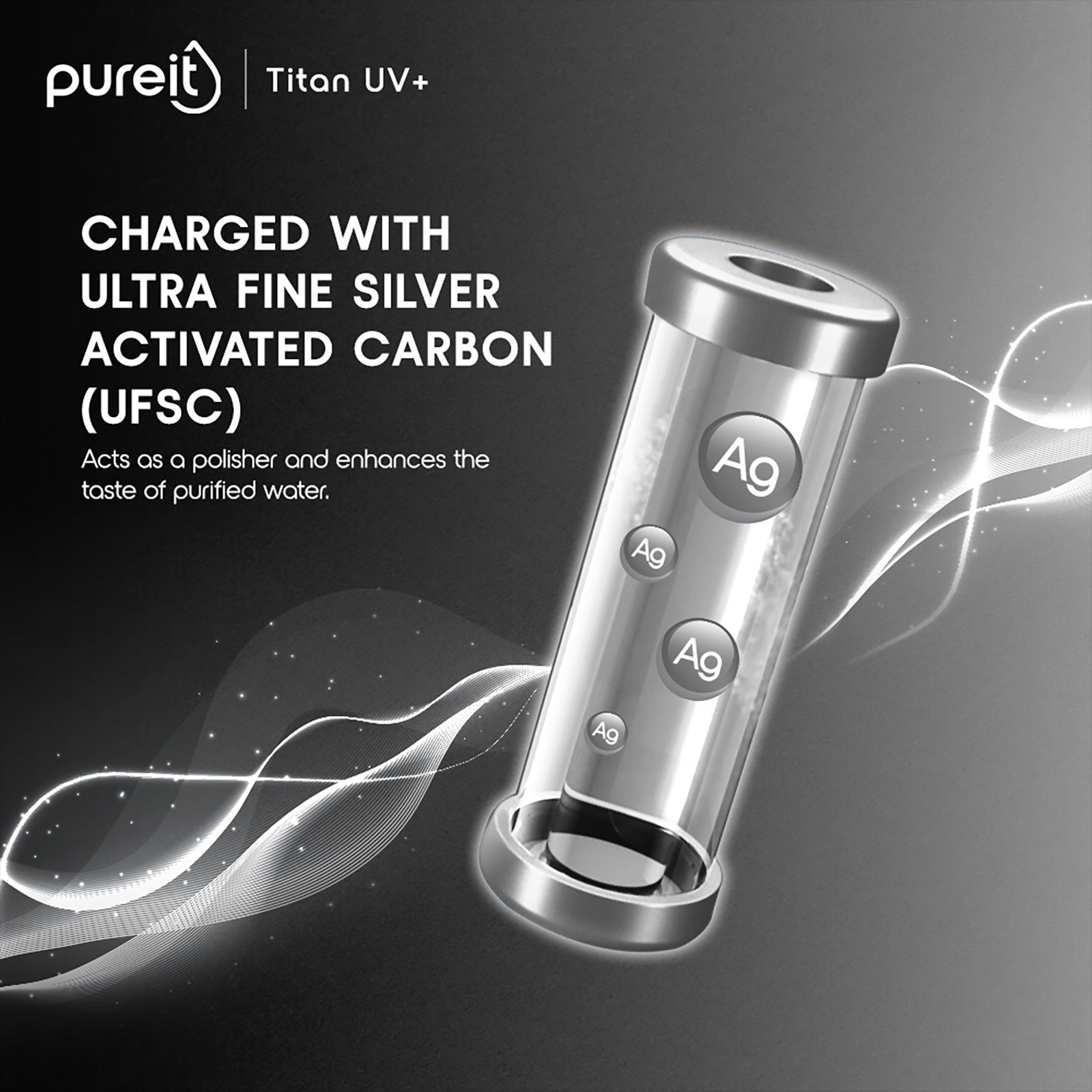 pureit Titan UV+ 7L UV Lamp + UFSC+ UV Led Water Purifier with Integrated Sediment Filter (Black)_5