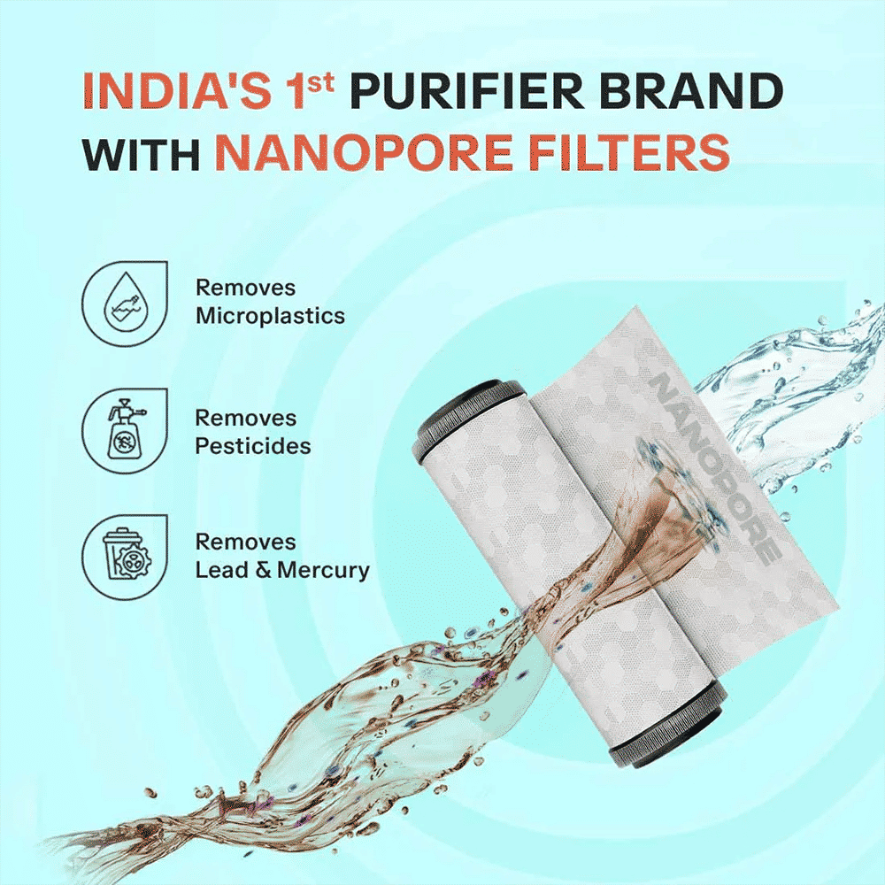 Aquaguard Enrich Stylo 5L RO+UV Water Purifier with Active Copper Zinc Booster Technology (Black)_7