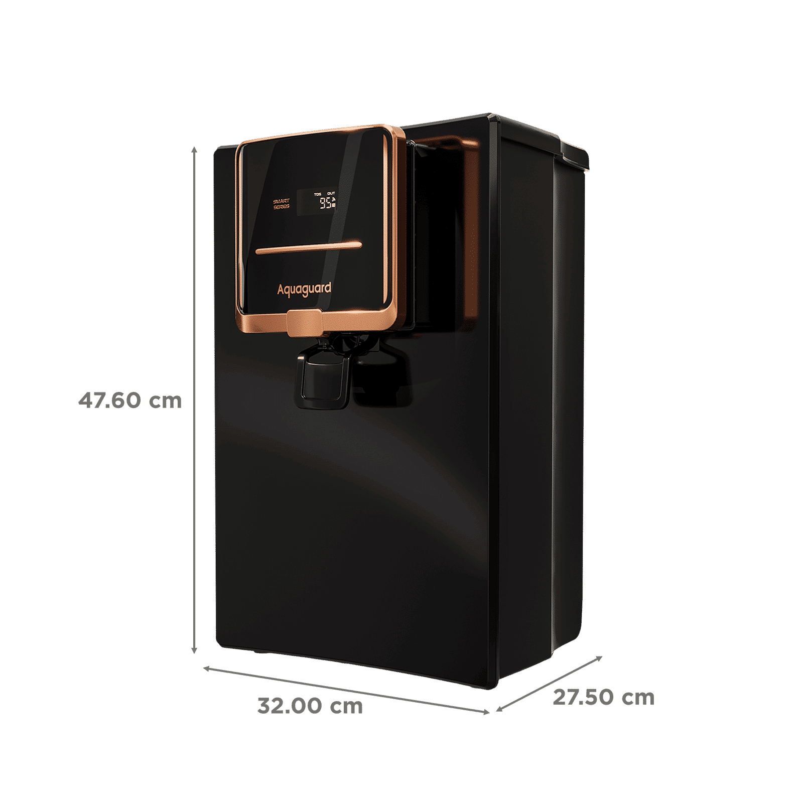 Aquaguard Enrich Stylo 5L RO+UV Water Purifier with Active Copper Zinc Booster Technology (Black)_2