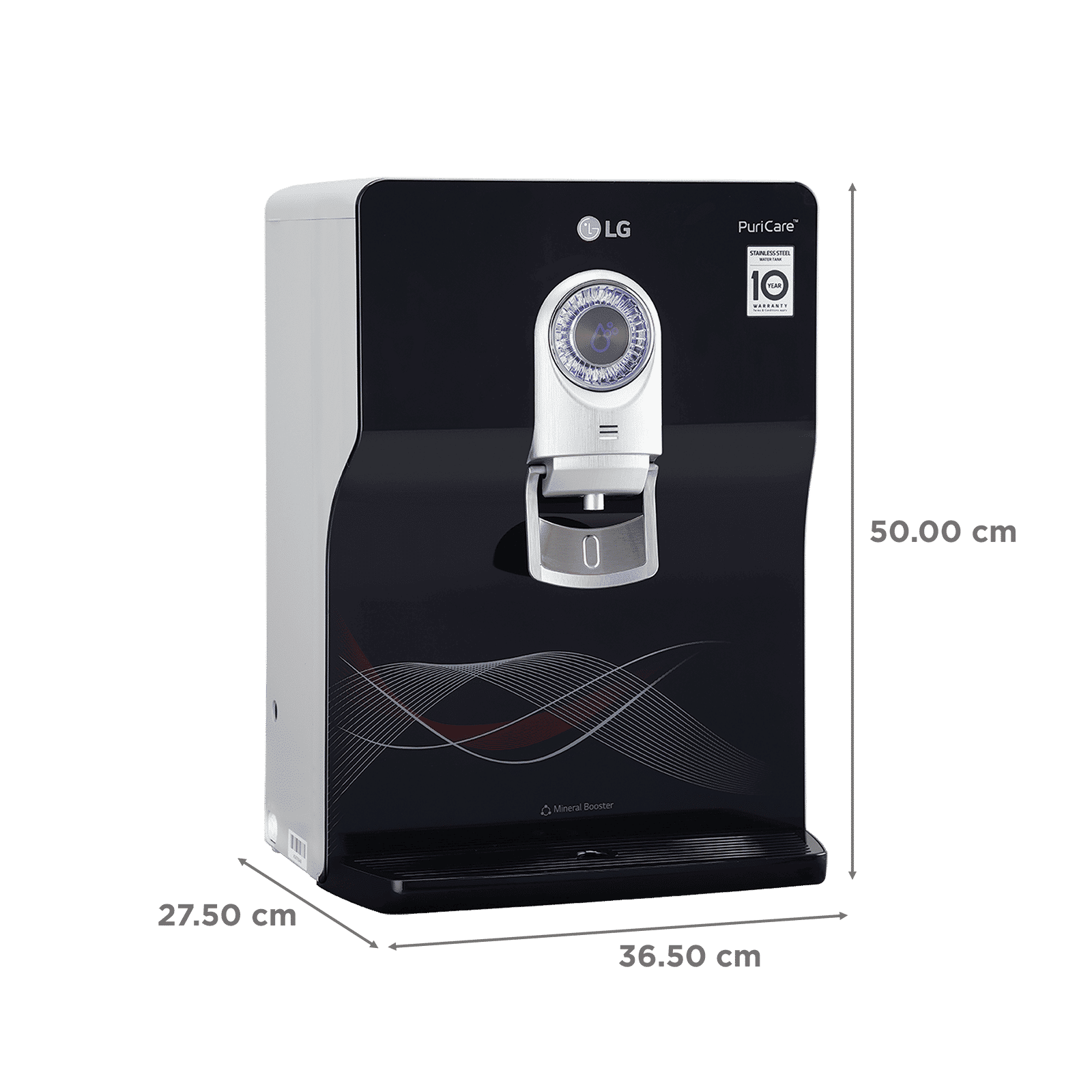 LG PuriCare 8L RO + UV + UF + Mineral Booster Water Purifier with Multi Stage Filtration (Solid Black) LG PuriCare 8L RO + UV + UF + Mineral Booster Water Purifier with Multi Stage Filtration (Solid Black)_2