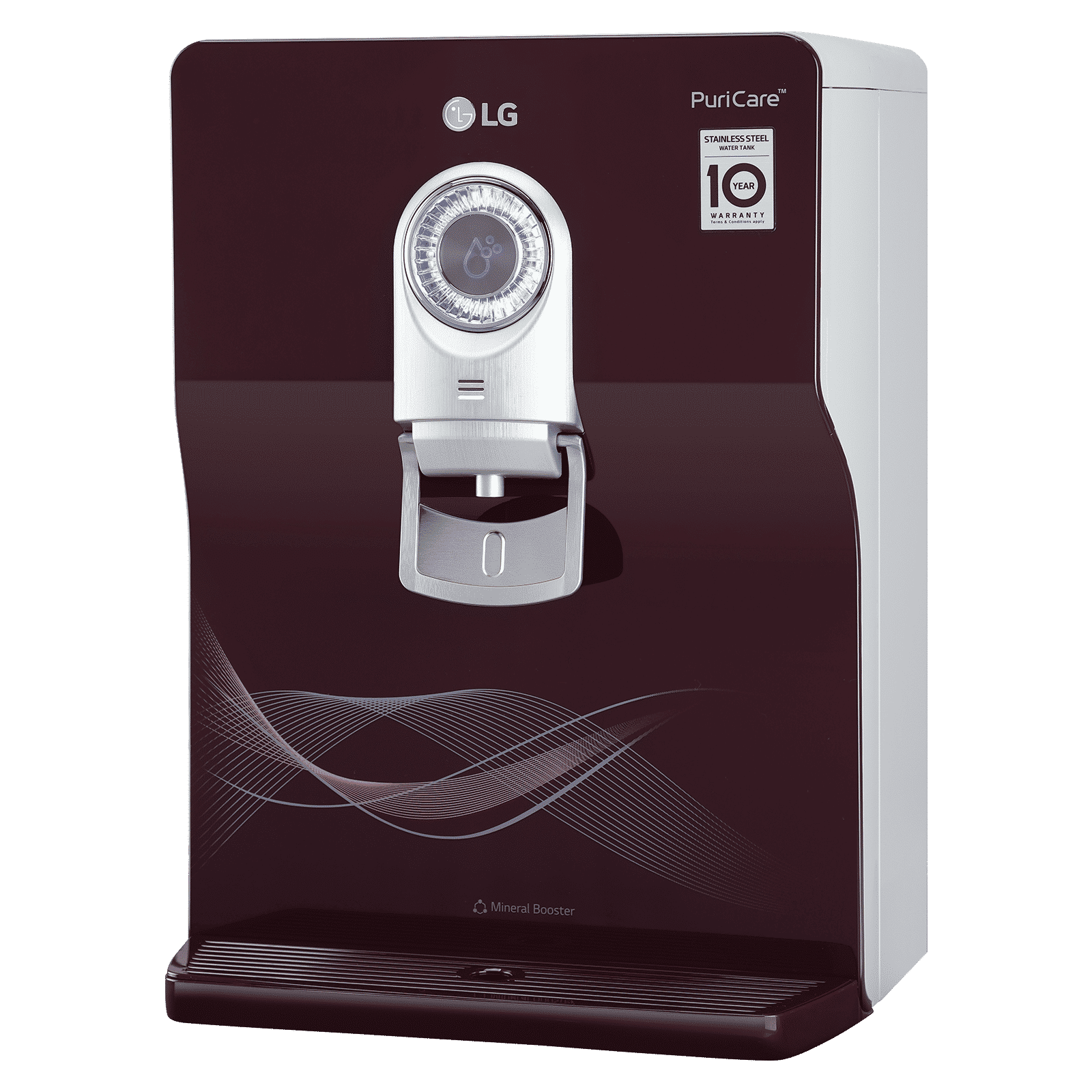 LG PuriCare 8L RO + UV + UF + Mineral Booster Water Purifier with Multi Stage Filtration (Crimson Red) LG PuriCare 8L RO + UV + UF + Mineral Booster Water Purifier with Multi Stage Filtration (Crimson Red)_3