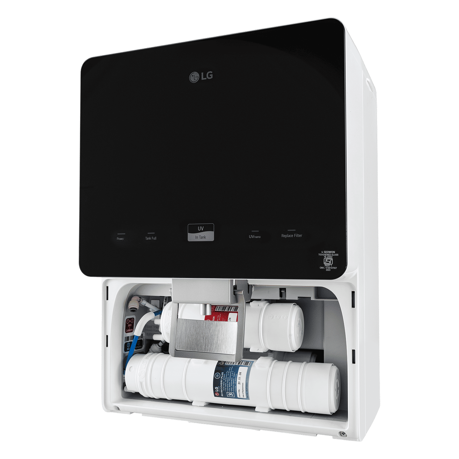 LG WW176GTBW 8L RO + UV + Mineral Booster Water Purifier with Multi Stage Filtration (Black & White) LG WW176GTBW 8L RO + UV + Mineral Booster Water Purifier with Multi Stage Filtration (Black & White)_9