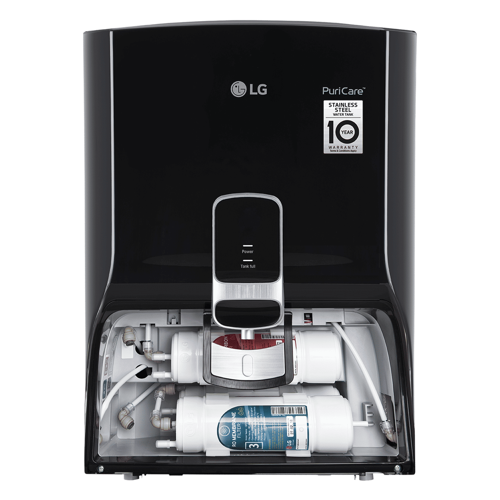 LG PuriCare 8L RO + Carbon Filter Water Purifier with Multi Stage Filtration (Solid Black)_5