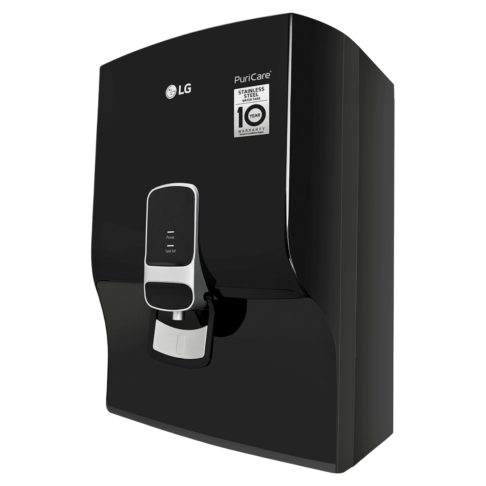 LG PuriCare 8L RO + Carbon Filter Water Purifier with Multi Stage Filtration (Solid Black)_8
