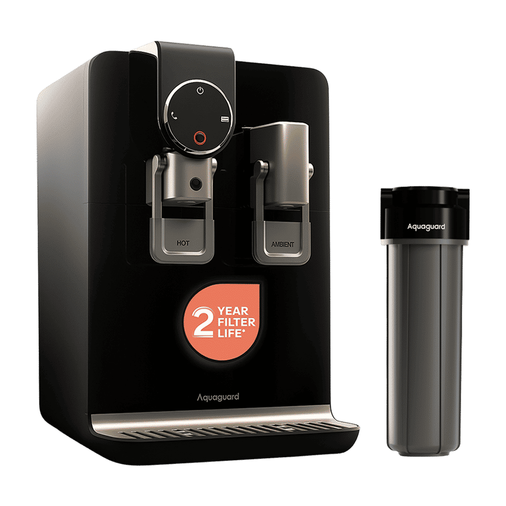 Aquaguard Aspire Blaze 5.6L RO + UV Hot & Cold Water Purifier with NanoPore Filter Technology (Black)_1