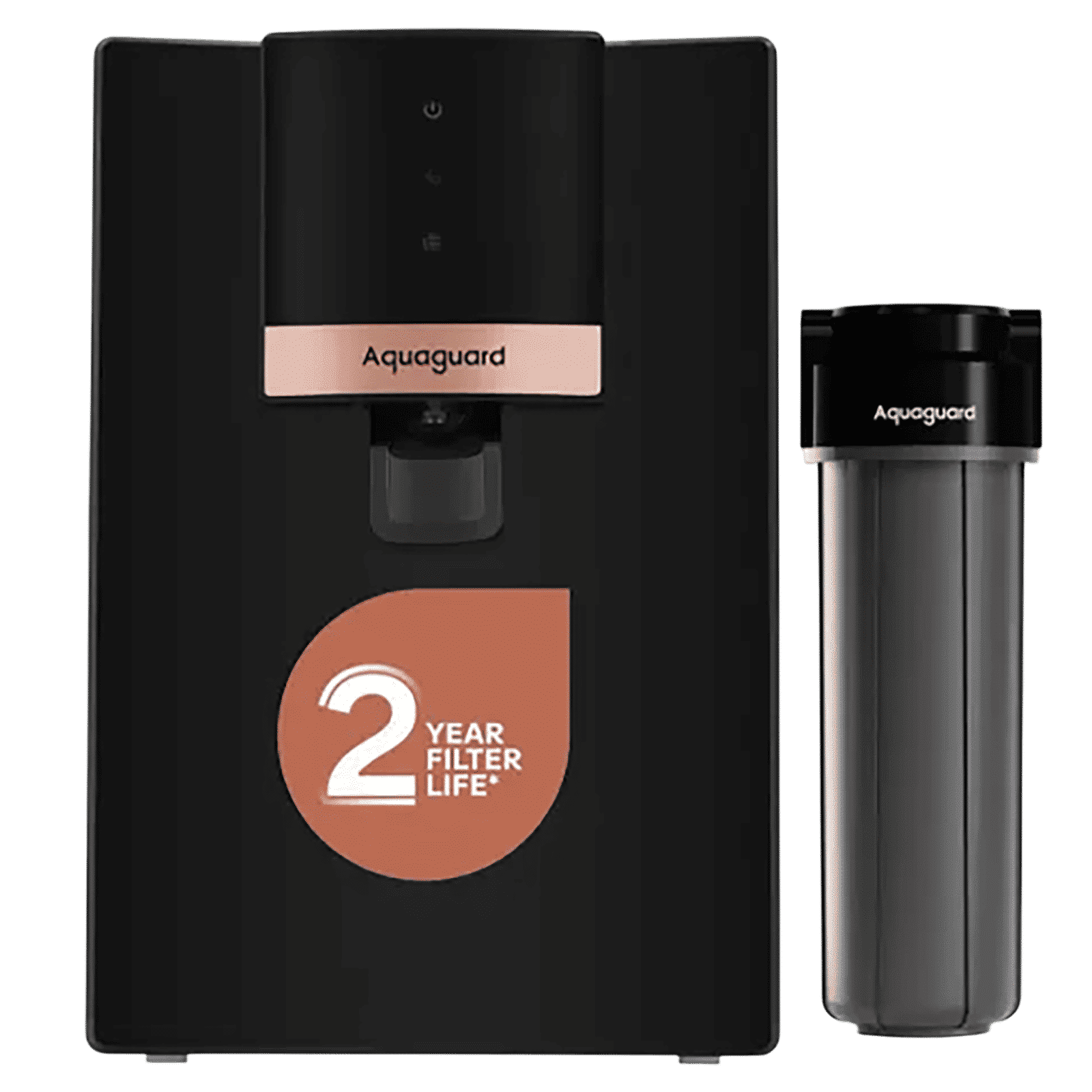 Aquaguard Enrich Neo 6L UF + UV 2X Water Purifier with Mega Sediment Filter (Black) Aquaguard Enrich Neo 6L UF + UV 2X Water Purifier with Mega Sediment Filter (Black)_1