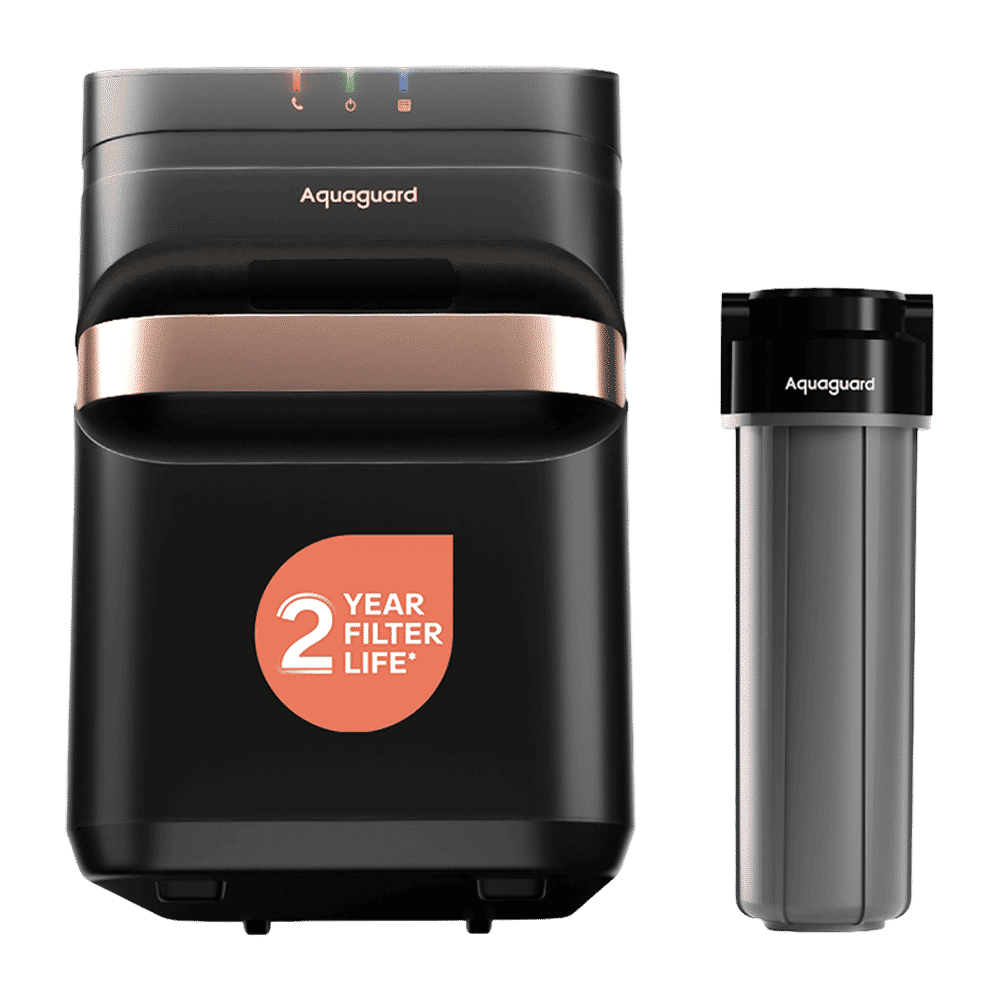Aquaguard Aspire Designo UTC 7L UV + UF Water Purifier with Water Saving Technology (Black)_1