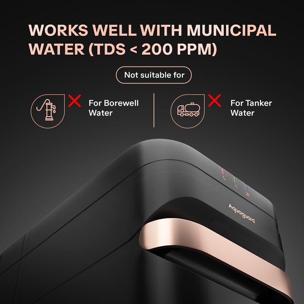 Aquaguard Aspire Designo UTC 7L UV + UF Water Purifier with Water Saving Technology (Black)_5