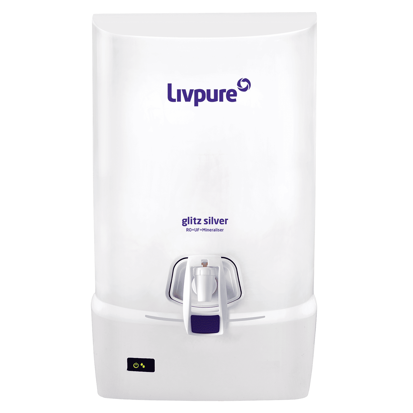 Livpure Glitz Silver 7L RO + UF + Mineraliser Water Purifier with LED Display (White)_1
