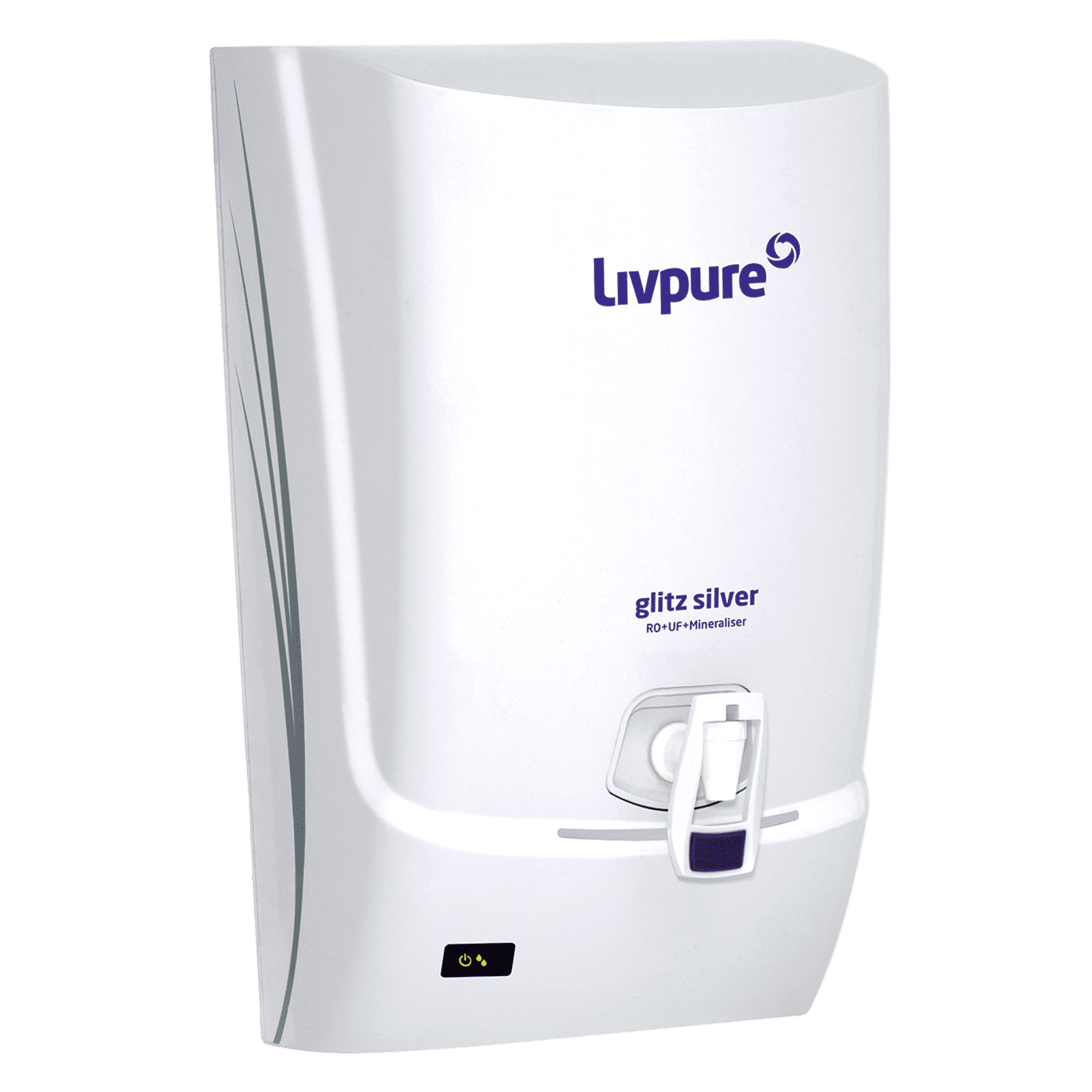 Livpure Glitz Silver 7L RO + UF + Mineraliser Water Purifier with LED Display (White)_4