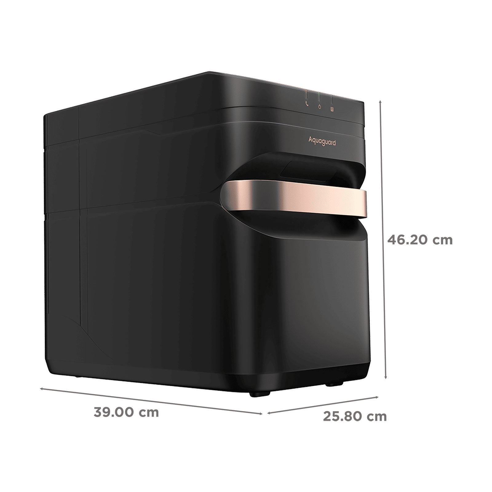 Aquaguard Aspire Designo 7L RO + UV + UF Water Purifier with NanoPore 2X Filter Technology (Black) Aquaguard Aspire Designo 7L RO + UV + UF Water Purifier with NanoPore 2X Filter Technology (Black)_2