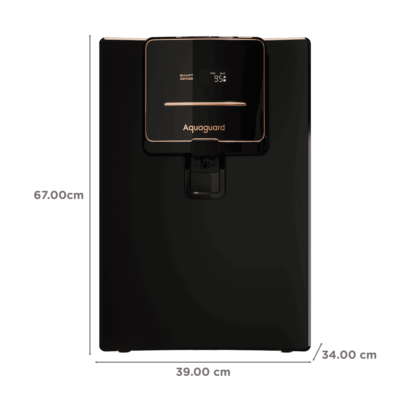 Aquaguard Neo Pro 6L RO + UV 2X IOT Water Purifier with NanoPore Long Life Filter Technology (Black)_2