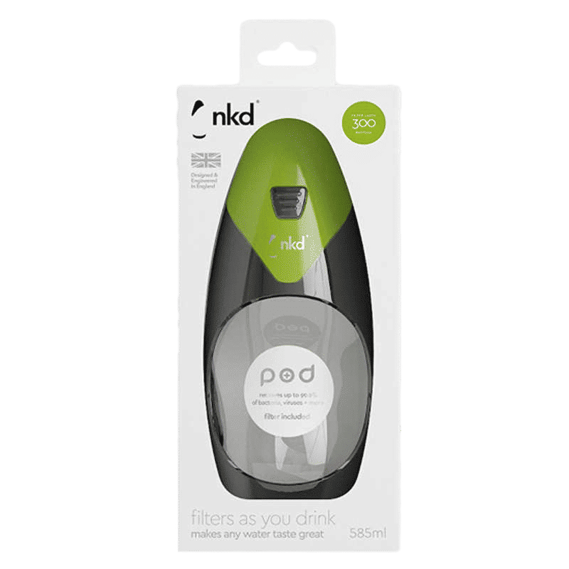 NKD POD+ Water Filter Bottle 585ml (Green) NKD POD+ Water Filter Bottle 585ml (Green)_6