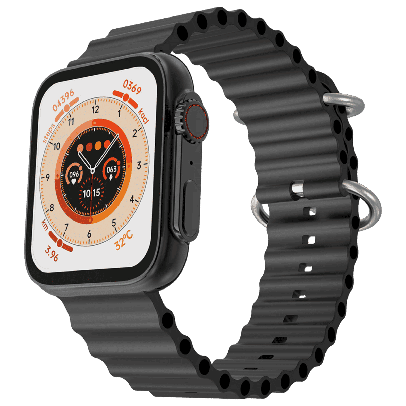FIRE-BOLTT Supernova Smartwatch with Bluetooth Calling (45.2mm AMOLED Display, IP67 Water Resistant, Black Strap)_1