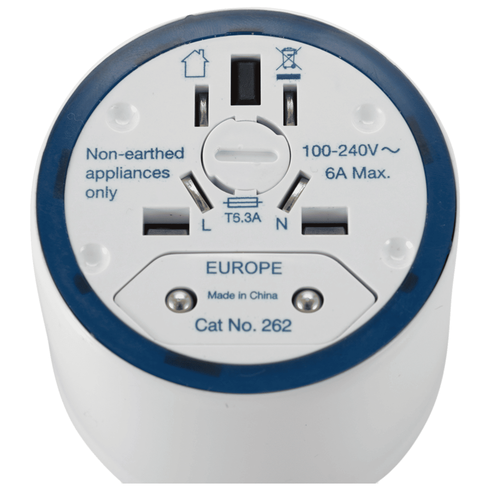 TRAVEL BLUE Twist & Slide World Travel Adaptor (262, White) TRAVEL BLUE Twist & Slide World Travel Adaptor (262, White)_3