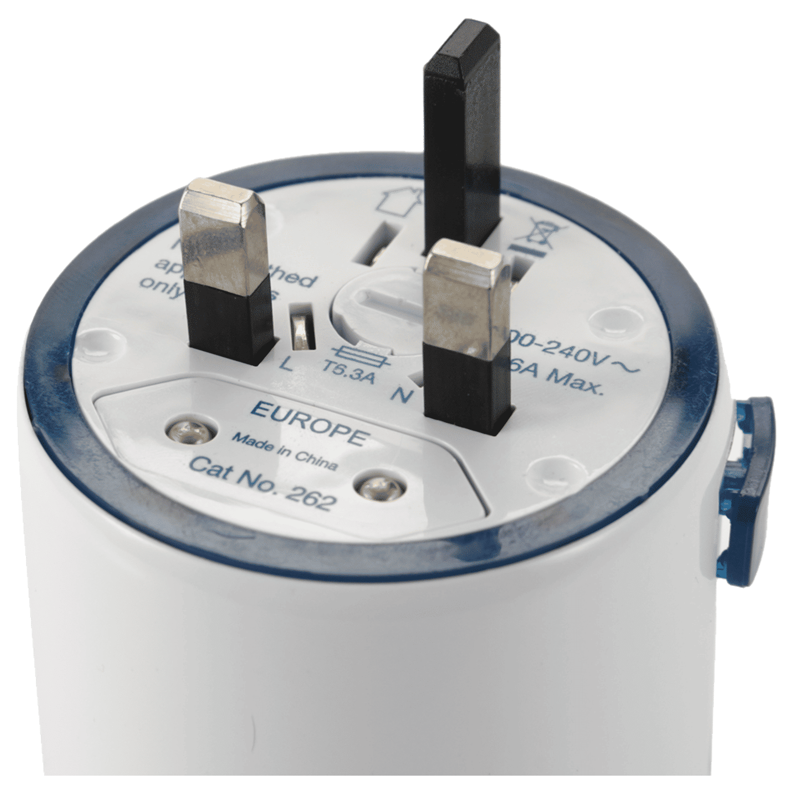 TRAVEL BLUE Twist & Slide World Travel Adaptor (262, White) TRAVEL BLUE Twist & Slide World Travel Adaptor (262, White)_4