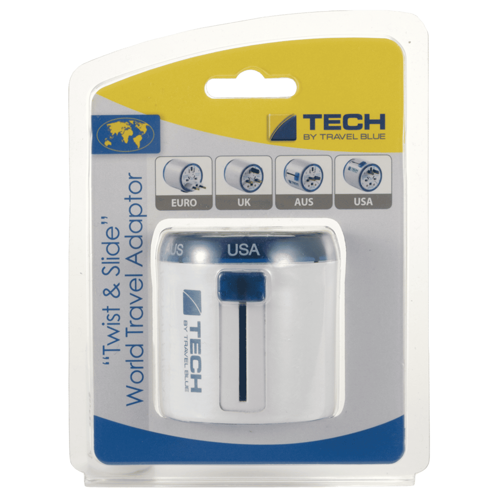 TRAVEL BLUE Twist & Slide World Travel Adaptor (262, White) TRAVEL BLUE Twist & Slide World Travel Adaptor (262, White)_7