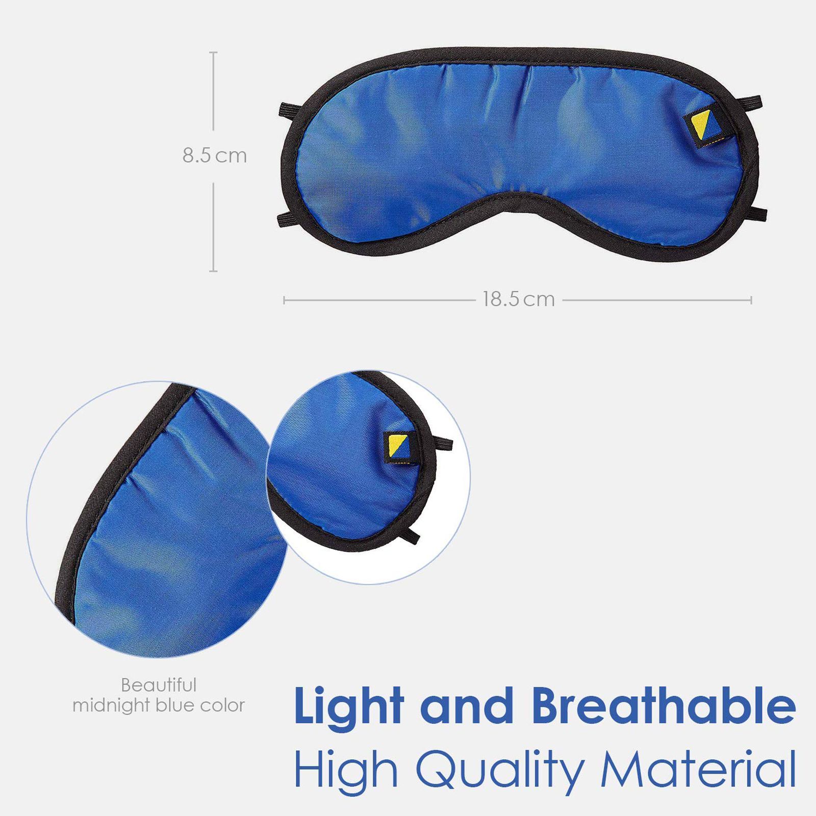 TRAVEL BLUE Comfort Set Eye Shade (TB-451, Midnight Blue)_6