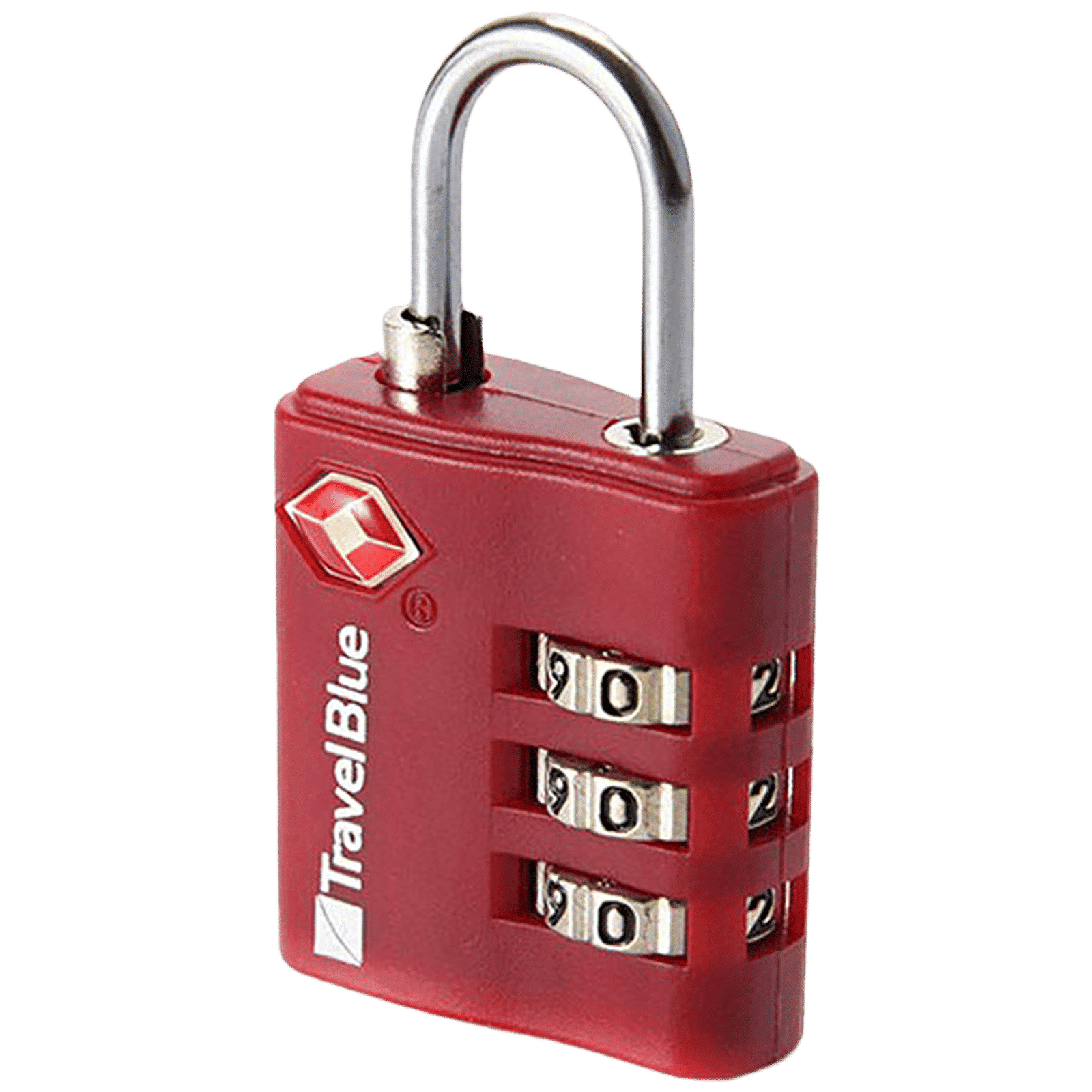 TRAVEL BLUE Combination TSA Lock (38, Red)_2