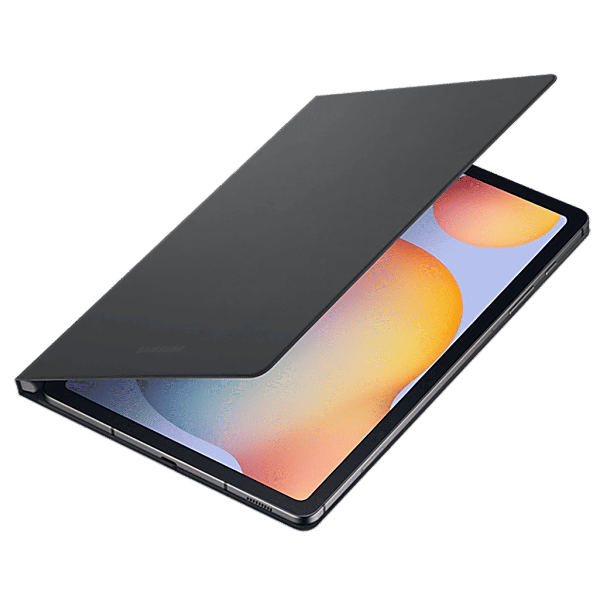 SAMSUNG PC & Polyurethane Smart Folio Case for SAMSUNG Galaxy Tab S6 Lite (Compartment for S Pen, Gray)_3