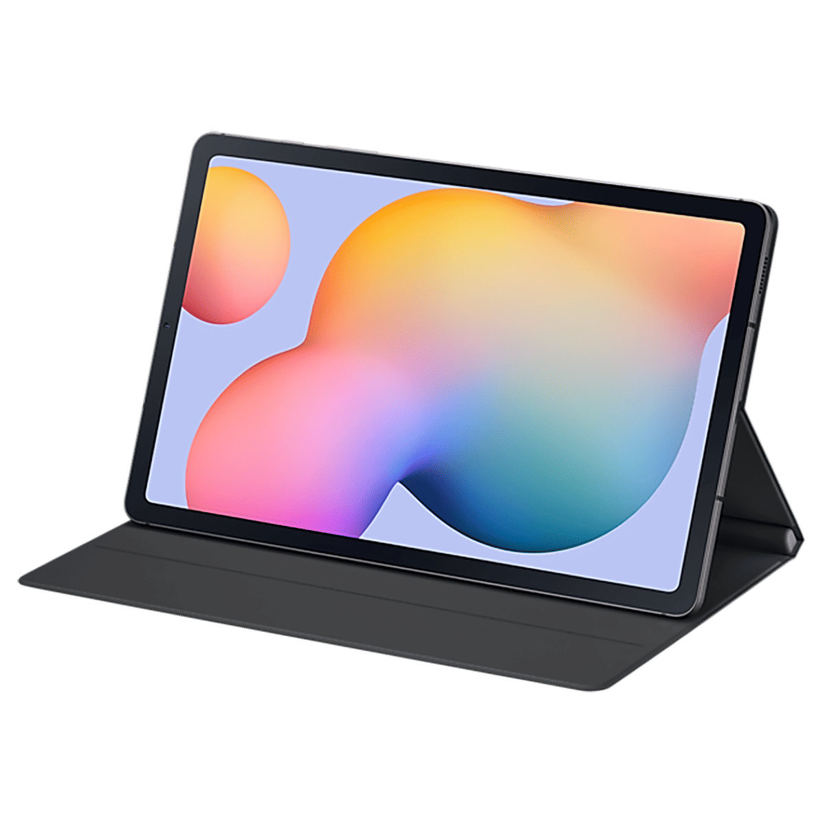 SAMSUNG PC & Polyurethane Smart Folio Case for SAMSUNG Galaxy Tab S6 Lite (Compartment for S Pen, Gray)_5