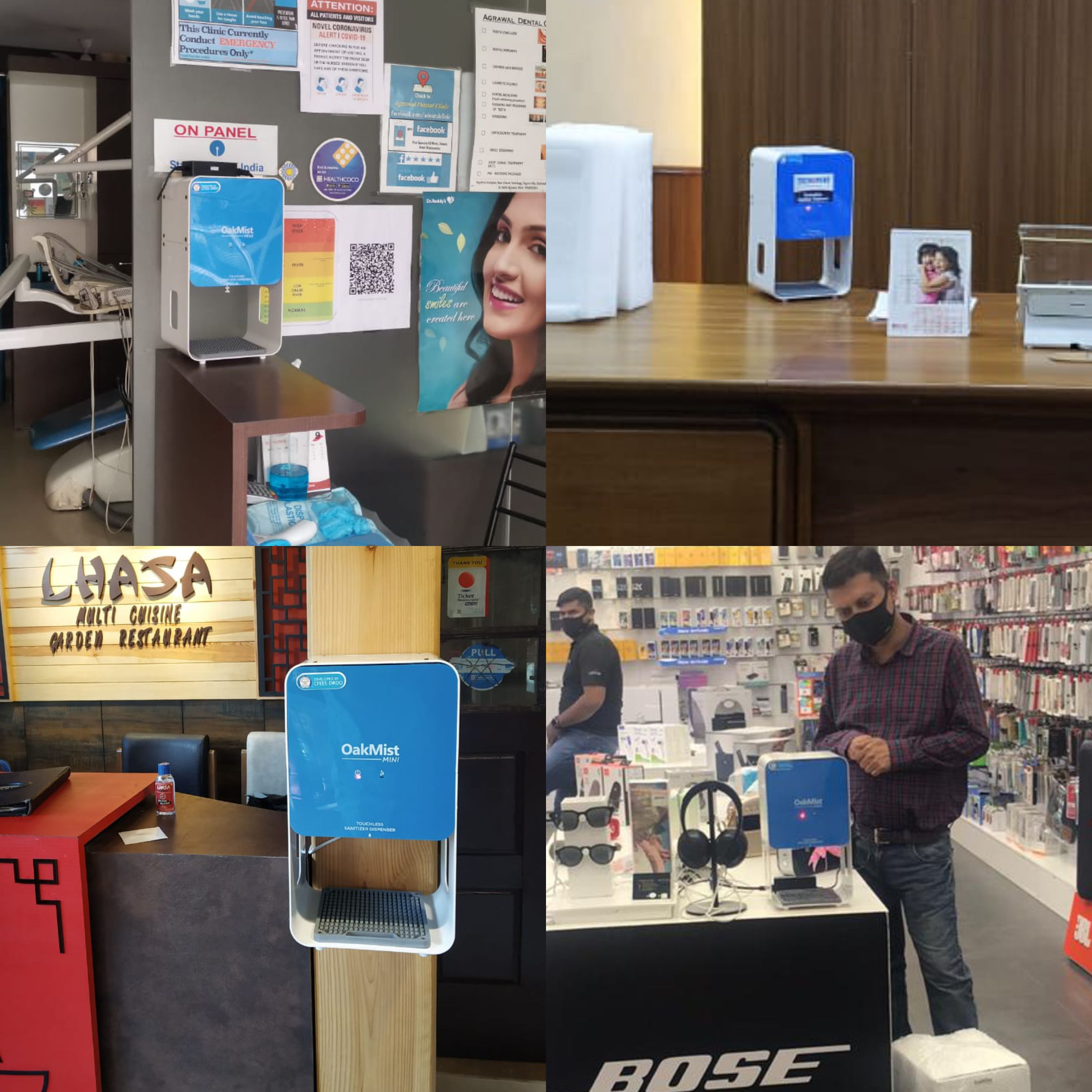 OakMist Mini Automatic Sanitizer Dispenser (Touchless Sanitizer Dispenser, 95102, White)_11