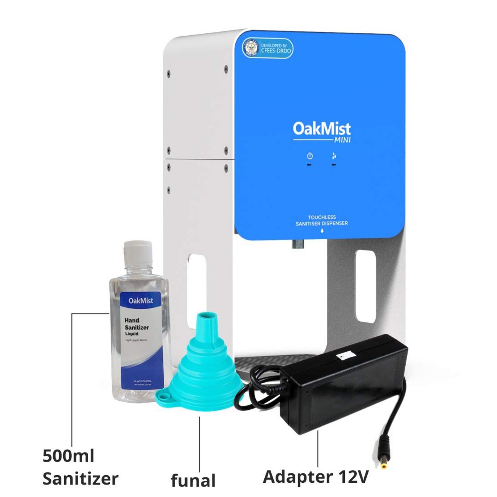 OakMist Mini Automatic Sanitizer Dispenser (Touchless Sanitizer Dispenser, 95102, White)_4