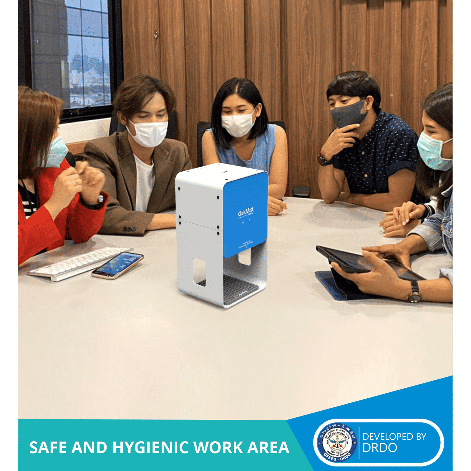 OakMist Mini Automatic Sanitizer Dispenser (Touchless Sanitizer Dispenser, 95102, White)_9