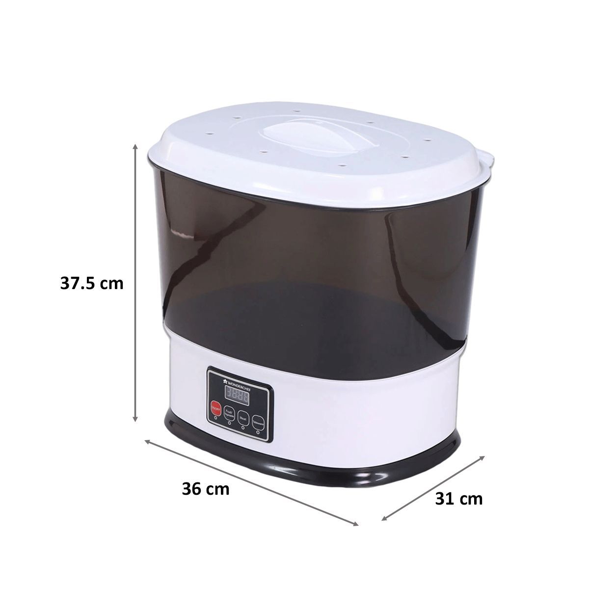 WONDERCHEF Veneto Electric Ozonizer (De-Odorizers Food Items, 63153575, Black/White) WONDERCHEF Veneto Electric Ozonizer (De-Odorizers Food Items, 63153575, Black/White)_2